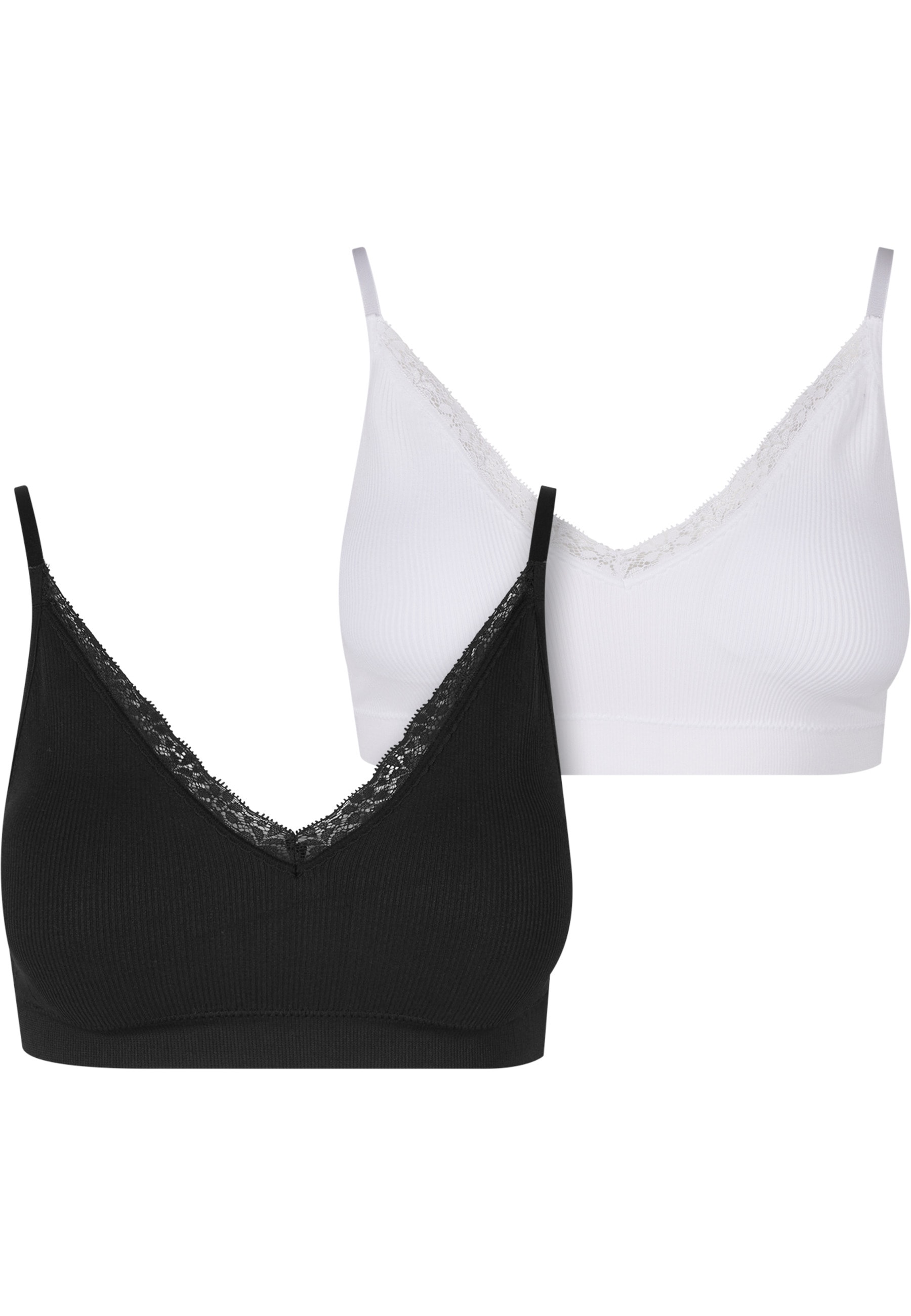 URBAN CLASSICS Sport-BH "Urban Classics Ladies Padded Rip Bra 2-Pack" günstig online kaufen