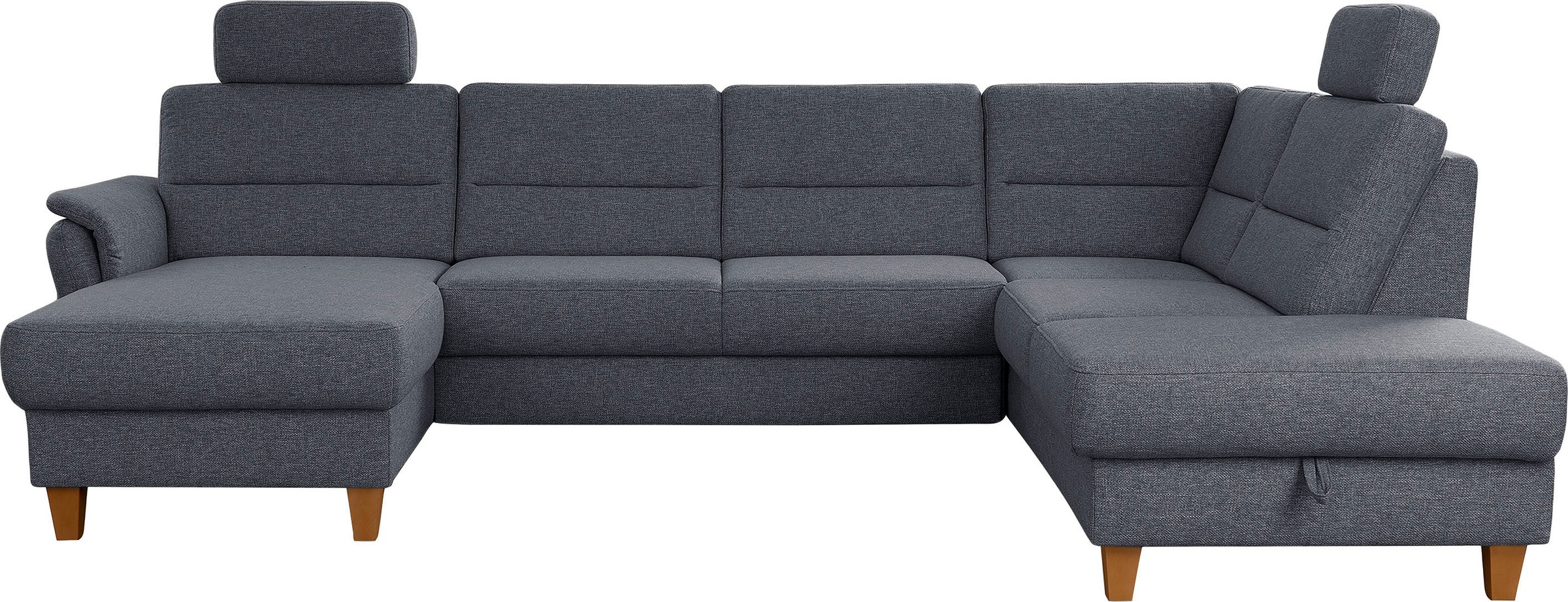 Home affaire Wohnlandschaft "Palmera U-Form, B: 308 cm" optional Bettfunkti günstig online kaufen