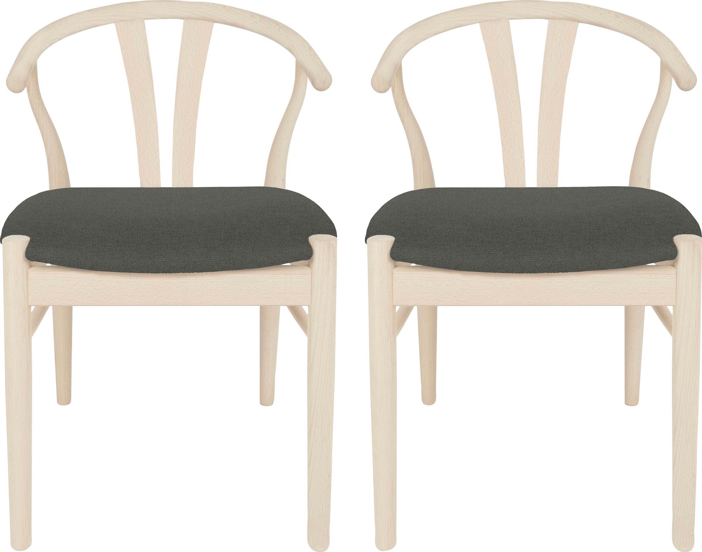 Hammel Furniture Esszimmerstuhl »Findahl by Massivholz, | Mosbøl«, 2er Sitzfläche, versch. 2 Farbvarianten gepolsterte Hammel Set, bestellen BAUR St