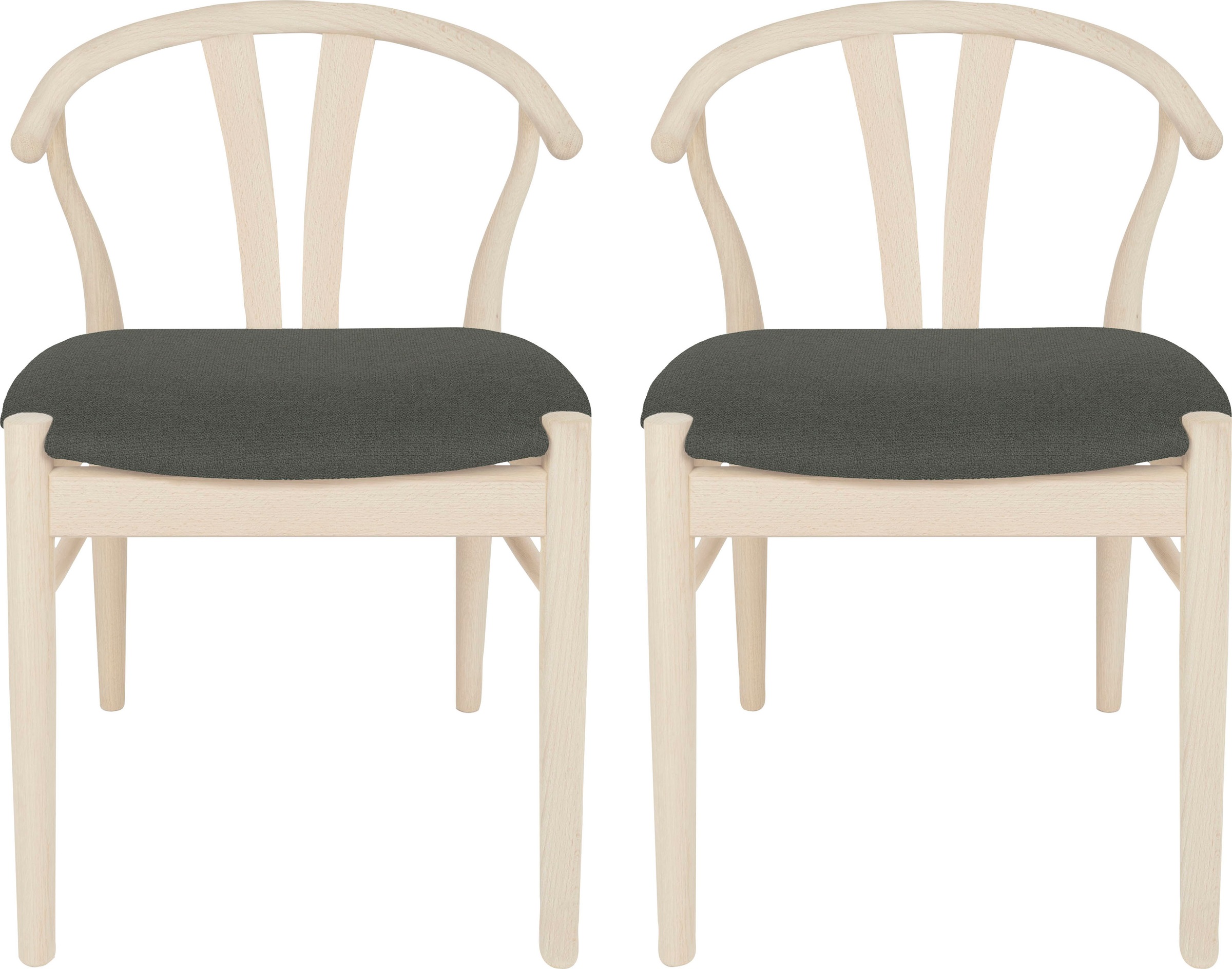 Hammel Furniture Holzstuhl "Findahl by Hammel Frida" (Set) 2 Stk. Stoff Mas günstig online kaufen