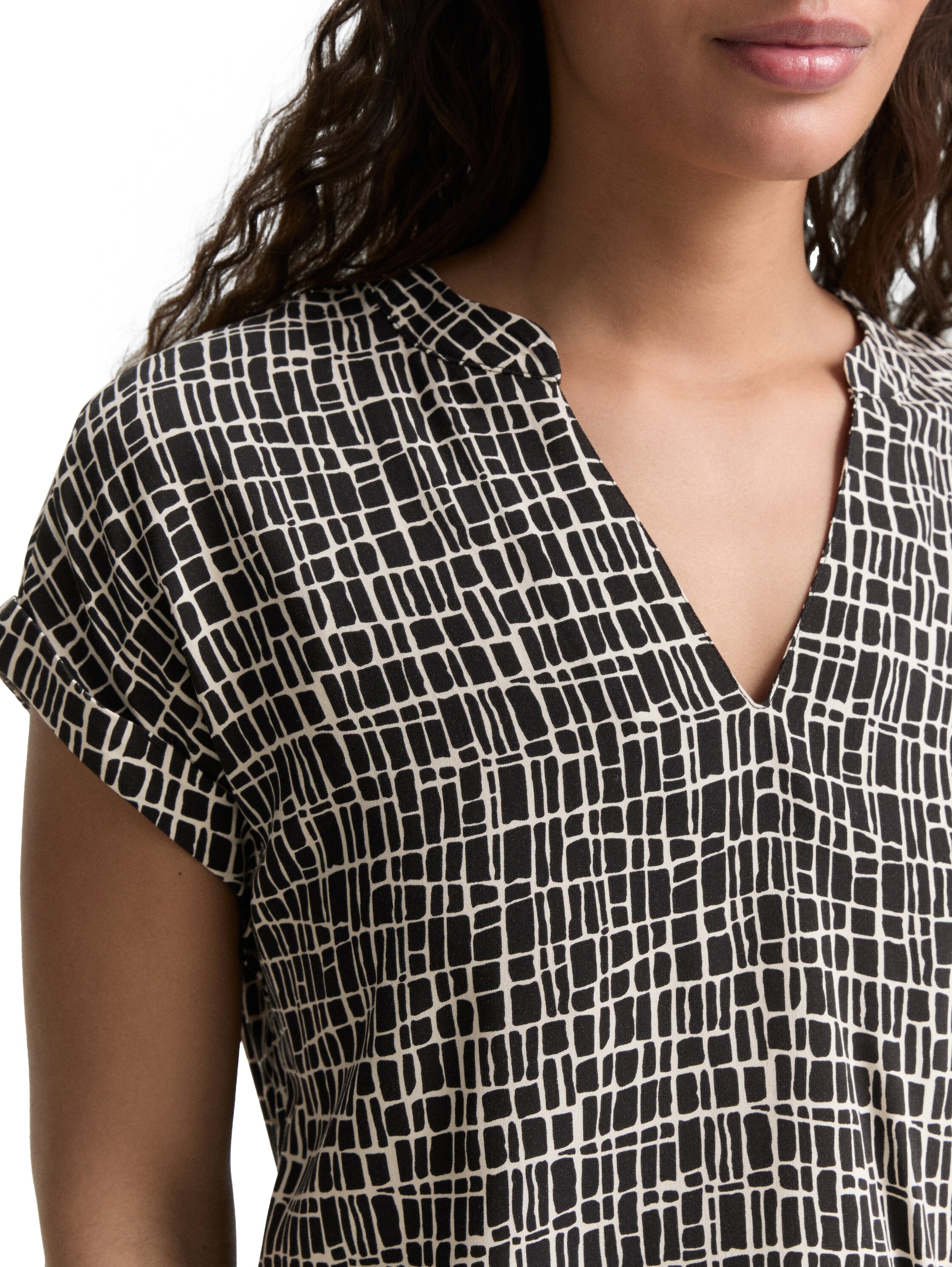 TOM TAILOR Kurzarmbluse, im Loose Fit
