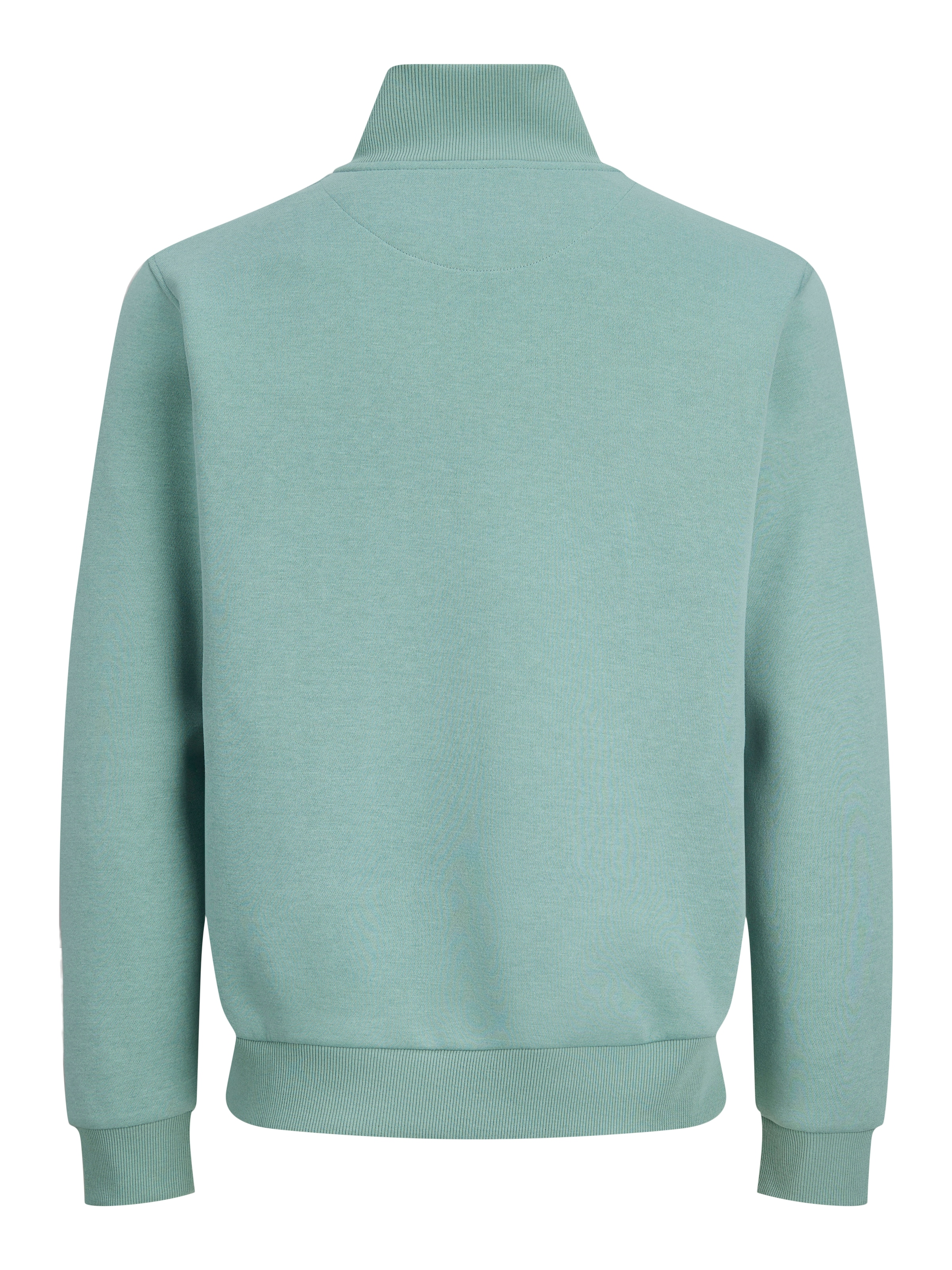 Jack & Jones Sweatshirt »JJEBRADLEY SWEAT HALF ZIP NOOS«, Materialmix, relaxed fit
