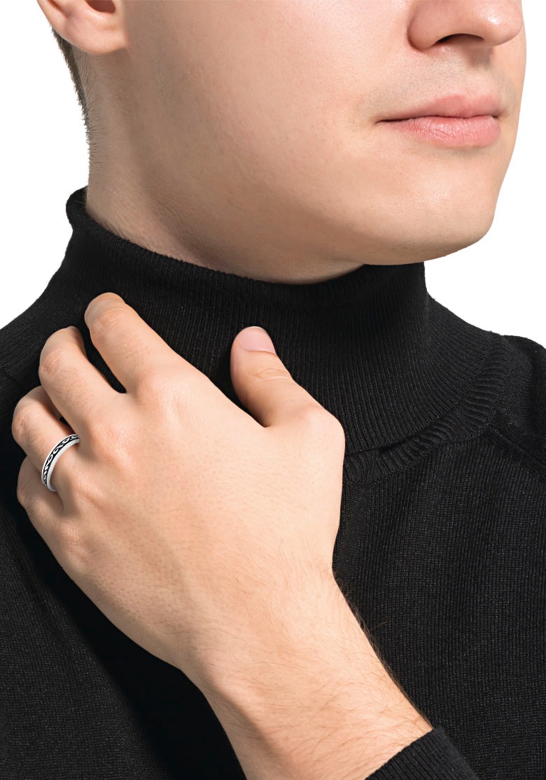 Amor Uni Chic Unisex Ring Silver 64 2