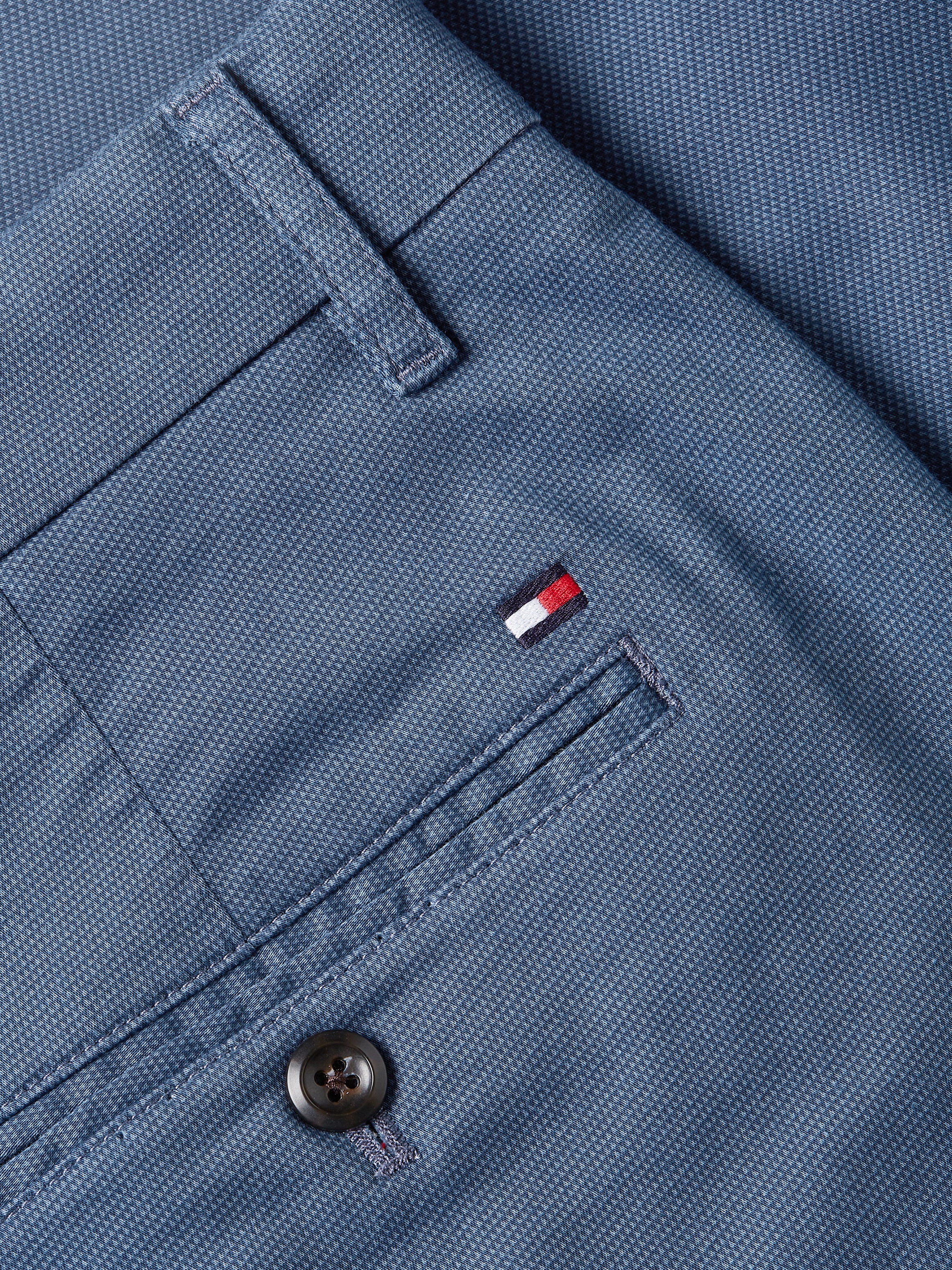 Tommy Hilfiger Chinohose »CHINO BLEECKER PRINTED STRUCTURE«