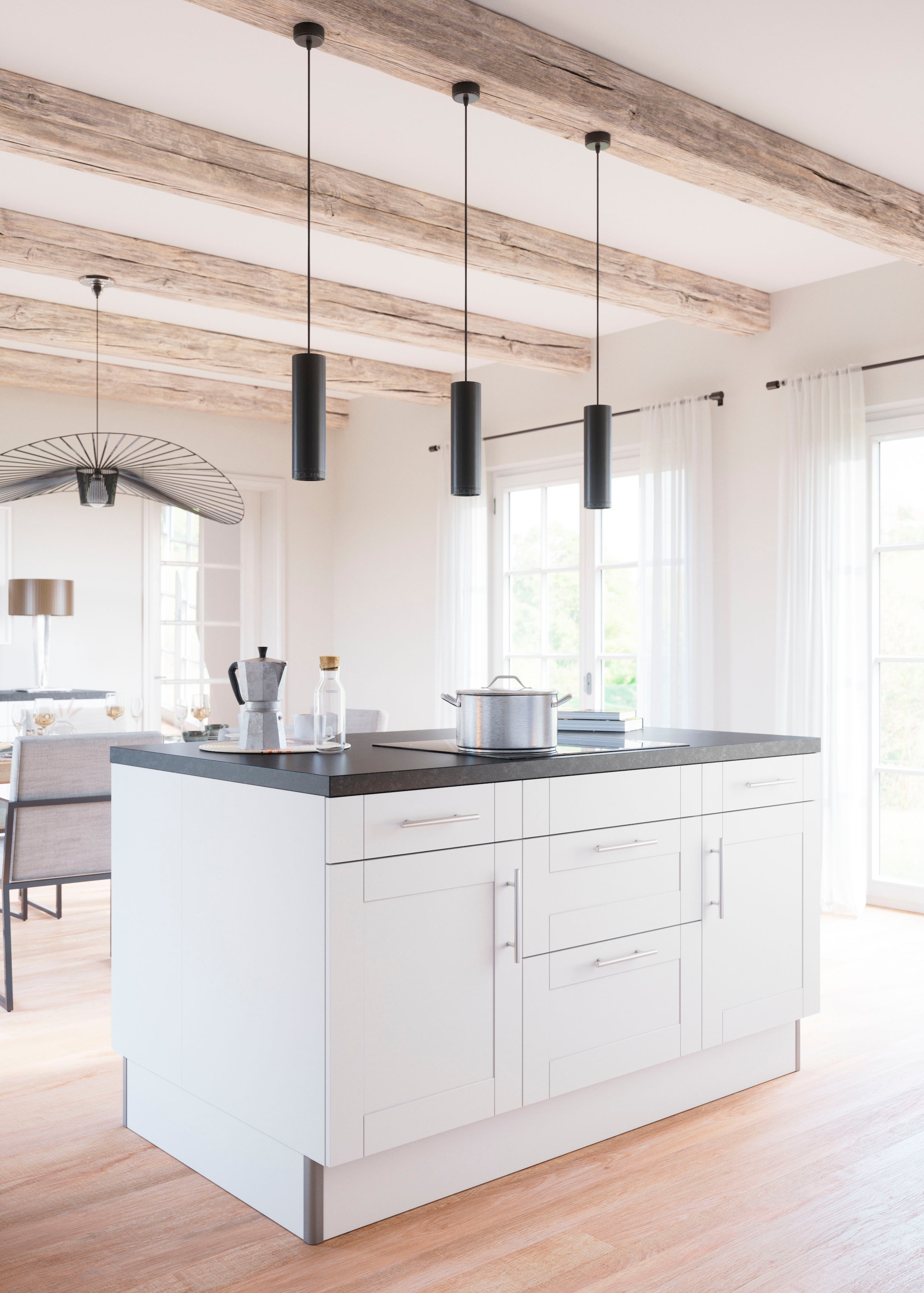 KOCHSTATION Kochinsel "KS-Ahus" Kücheninsel, Breite 160 cm, wahlw. mit E-Ge günstig online kaufen