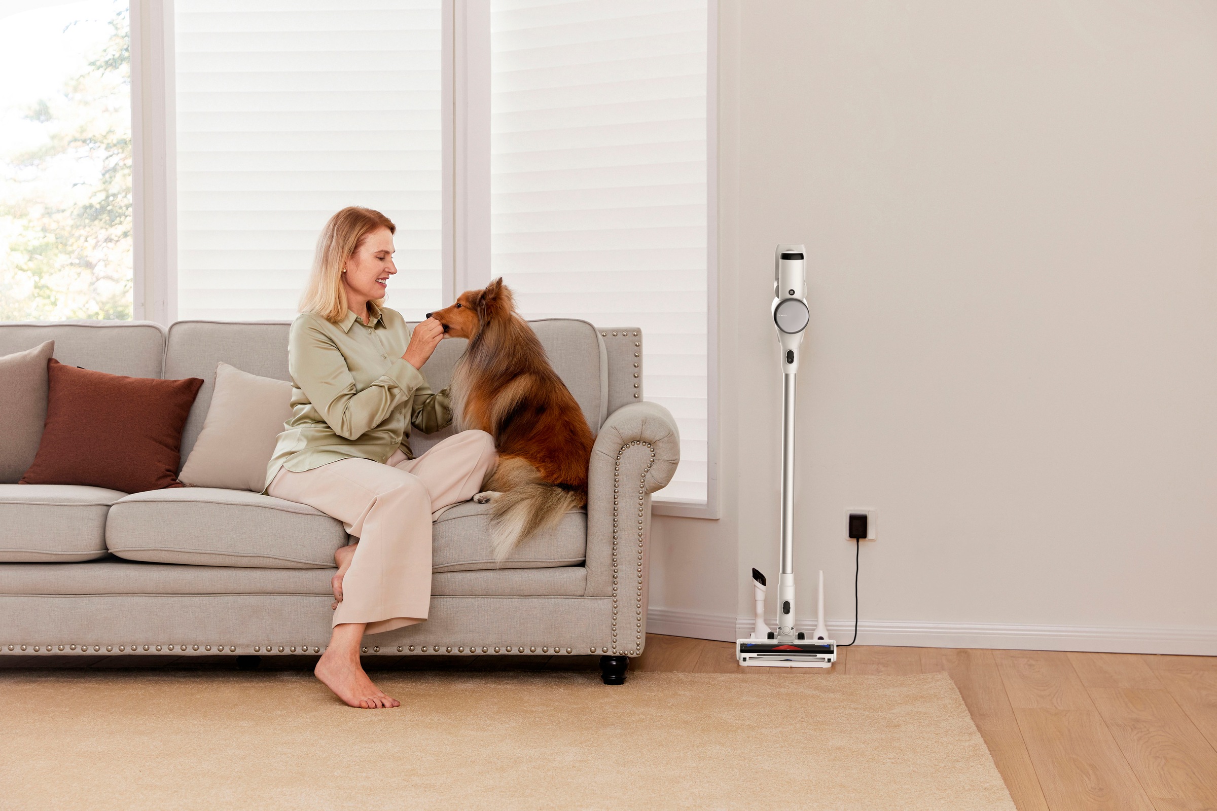 Tineco Akku-Stielstaubsauger »Pure One Air PET+«, autom. Anpassung der Saugleistung, Anti-Verhedderungsbürste Tierhaare