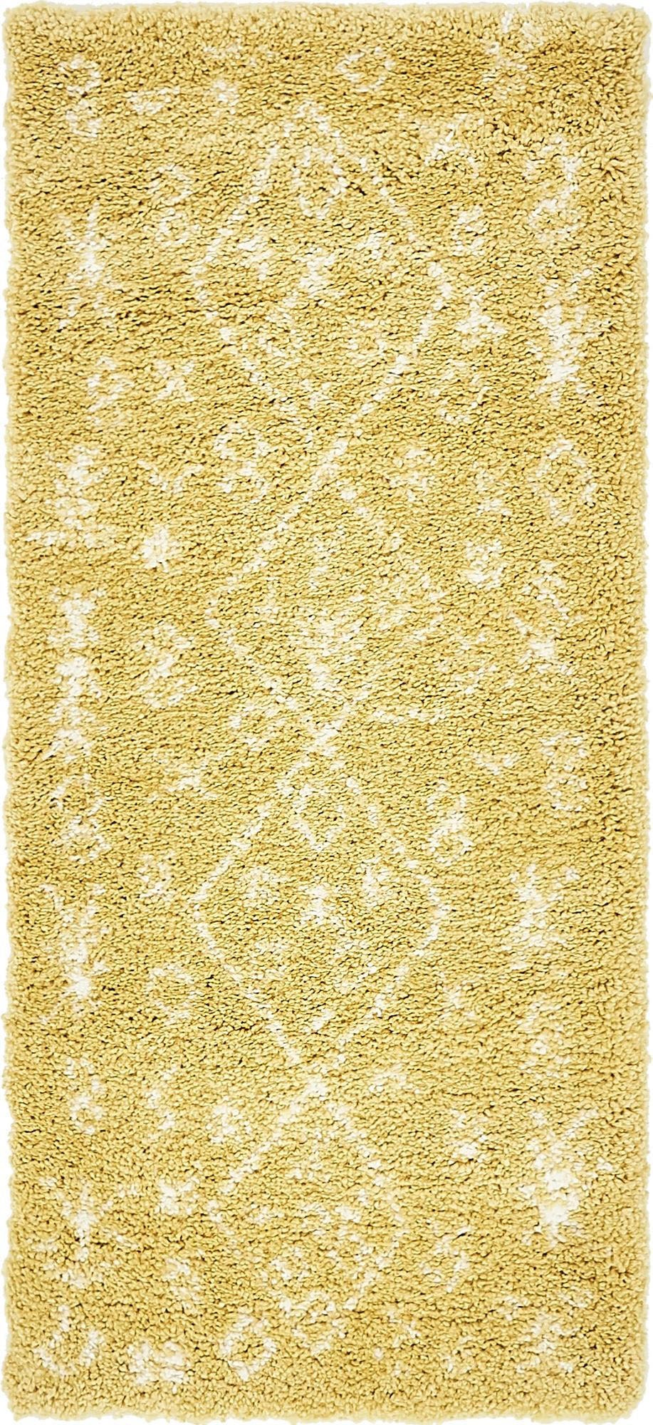 Myflair Möbel & Accessoires Hochflor-Läufer »Temara Shag Lagerräumung«, rechteckig, 51 mm Höhe, Teppich-Läufer, gewebt, Scandi Design, ideal im Flur & Schlafzimmer