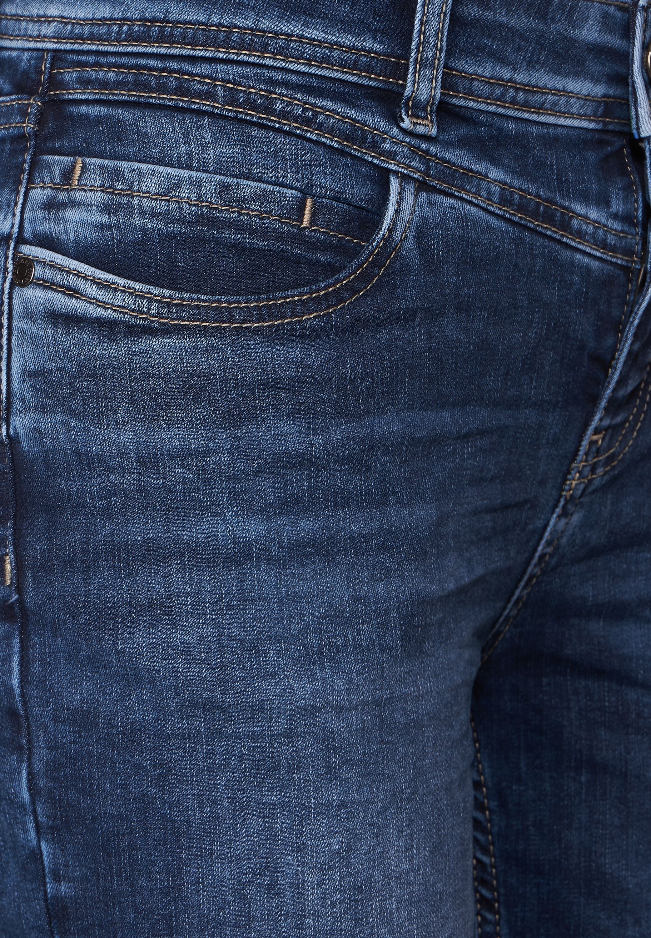 STREET ONE 7/8-Jeans, High Waist