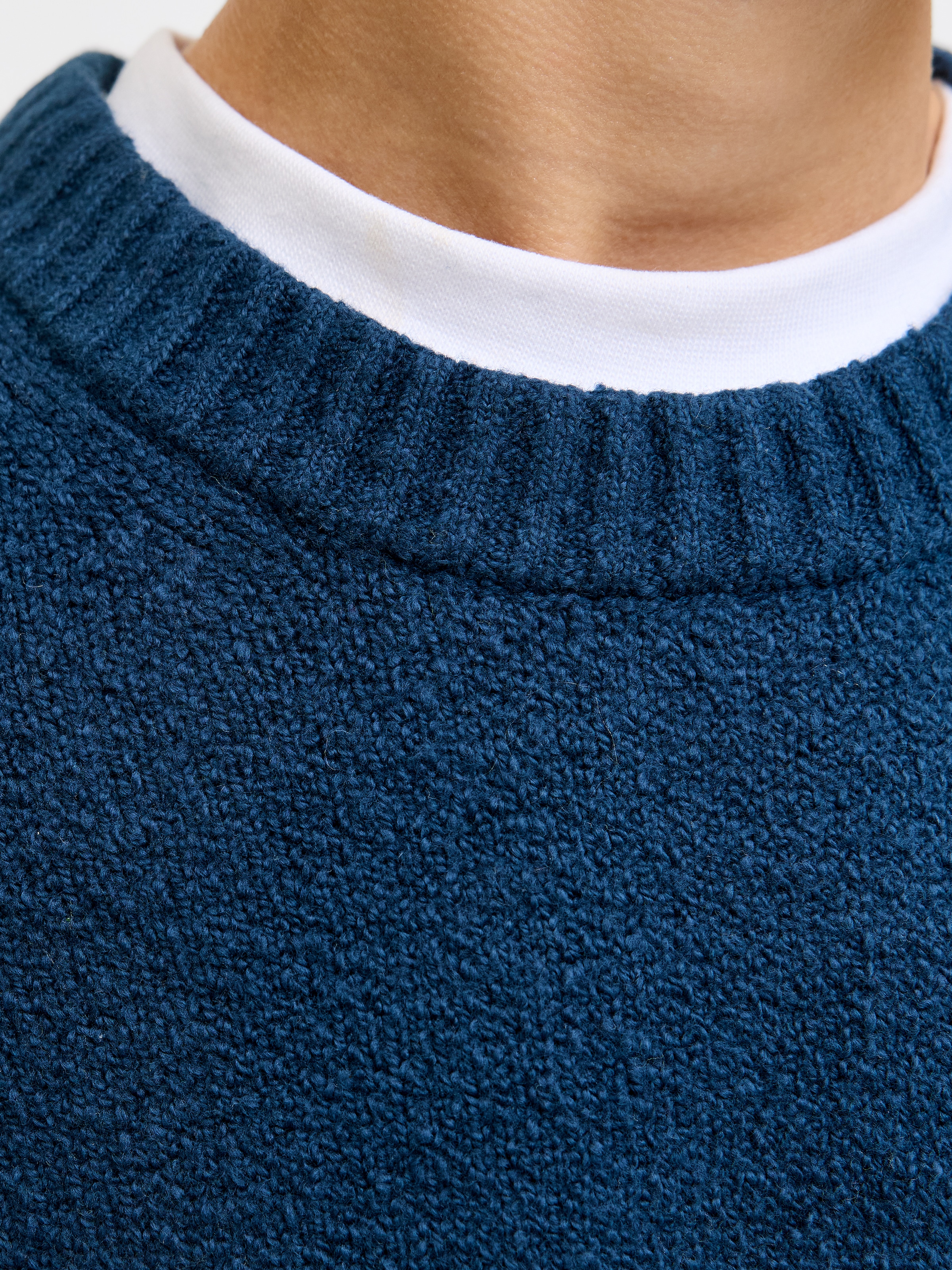 Jack & Jones Junior Rundhalspullover »JCOPOINT KNIT BOUCLE CREW NECK BF JNR«