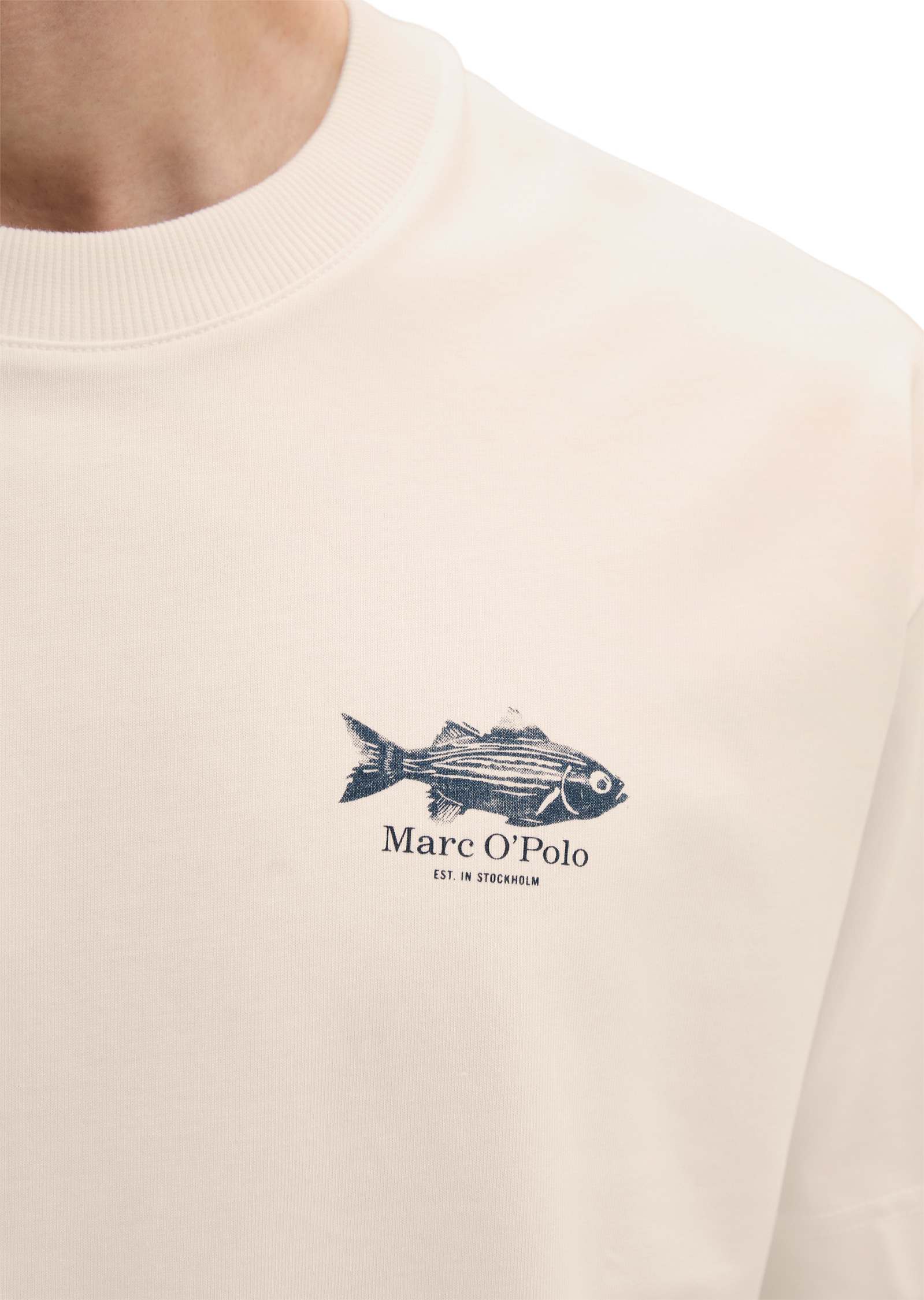 Marc O'Polo T-Shirt »mit maritimem Rückenprint«