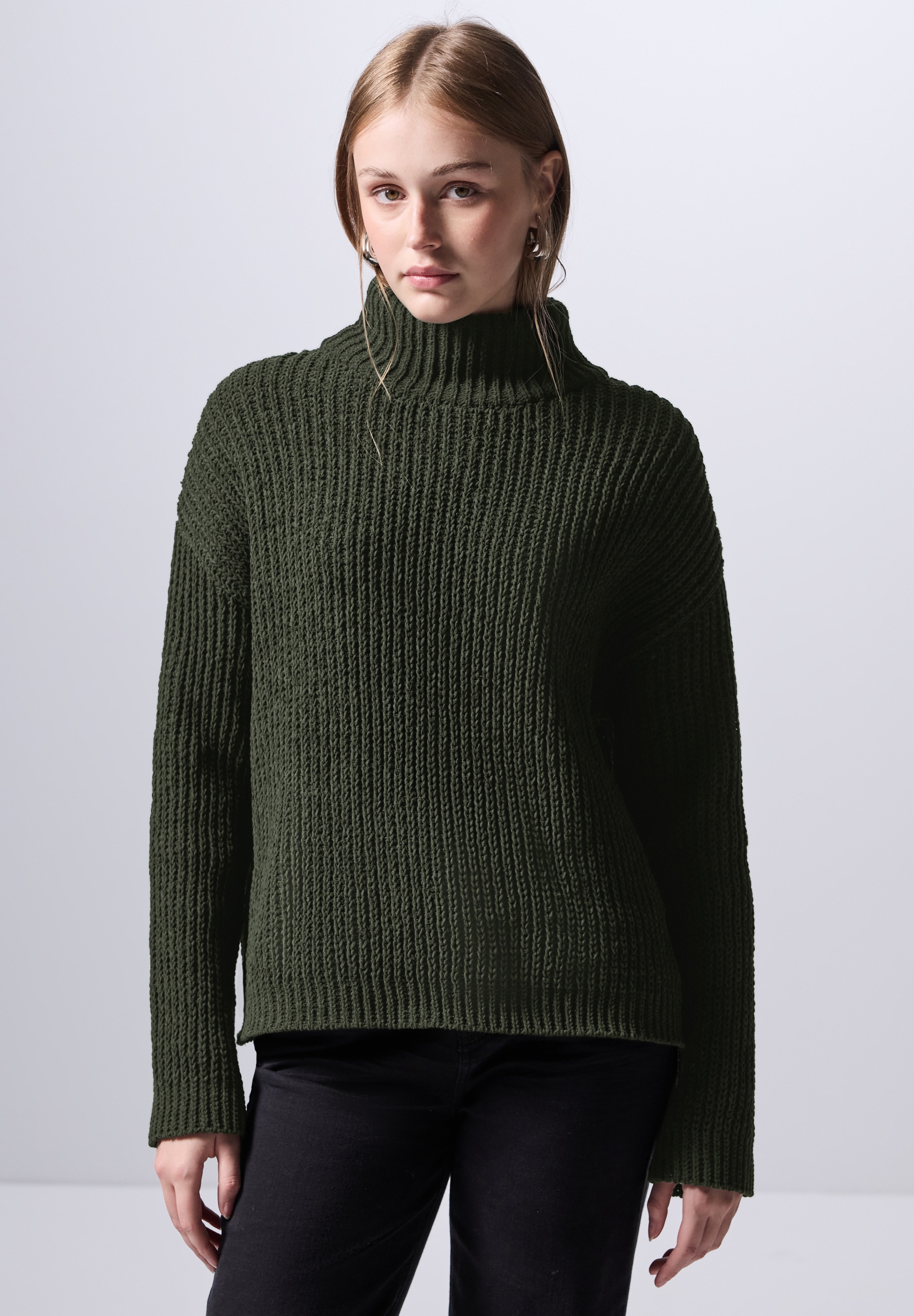 Rollkragenpullover, mit Turtleneck