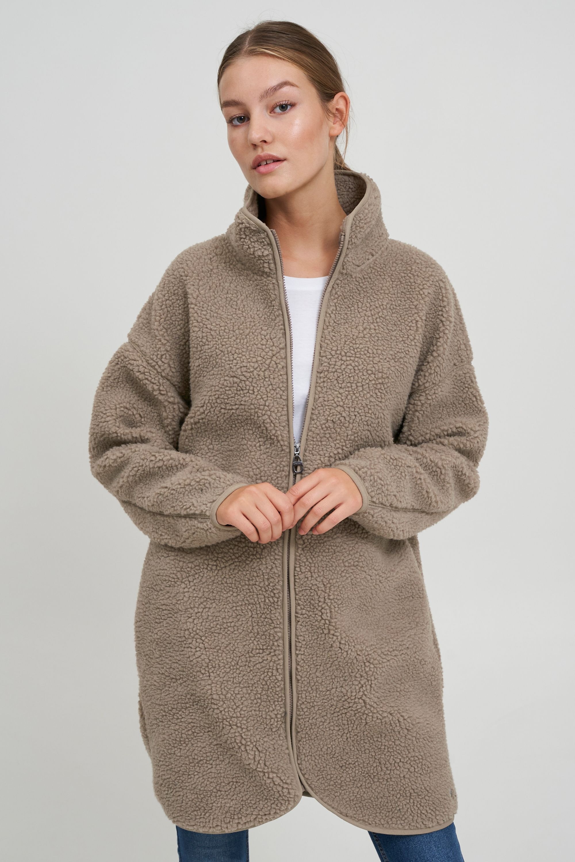 OXMO Sweatjacke "Kurzmantel OXTova" günstig online kaufen