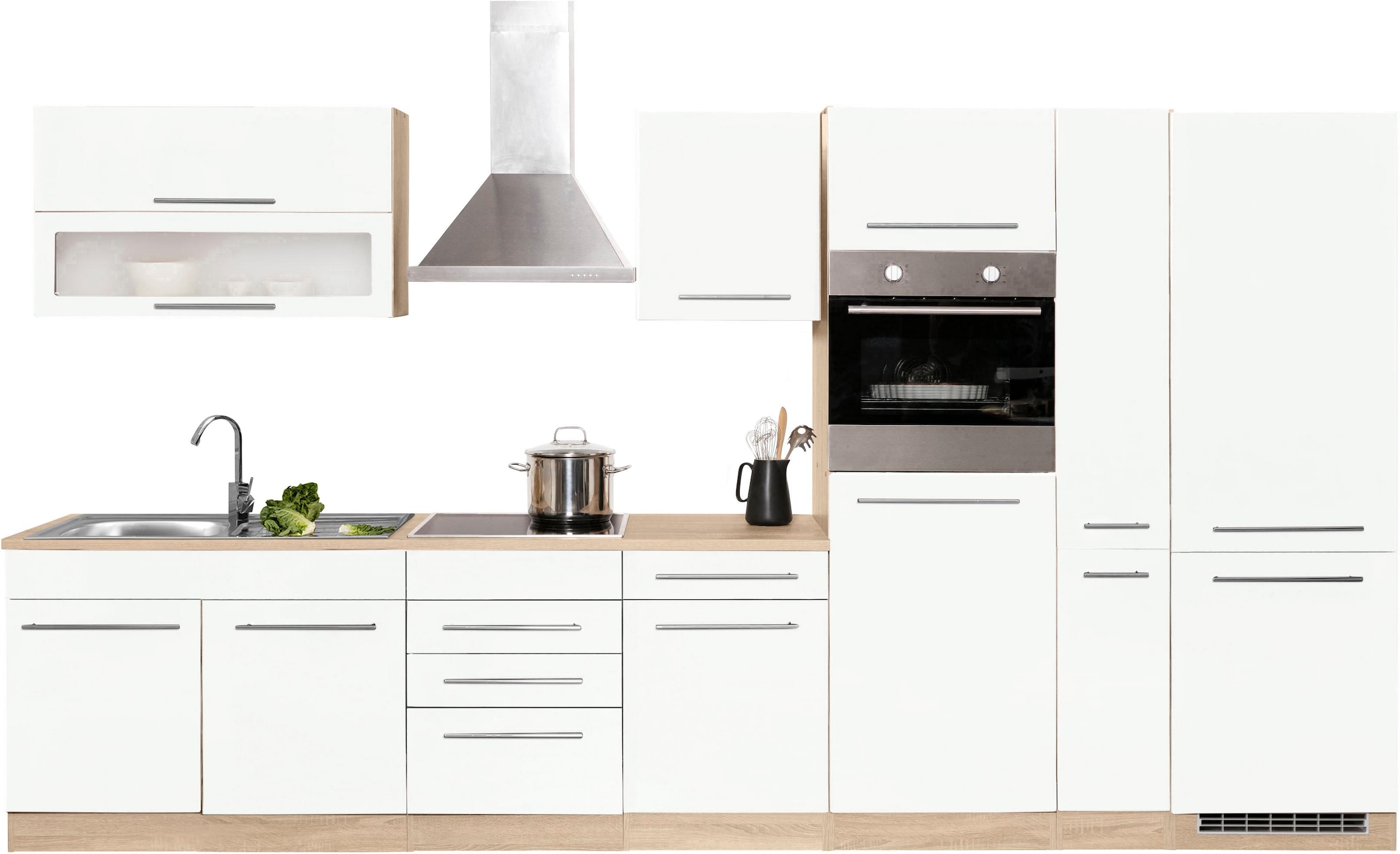 KOCHSTATION Küchenzeile "KS-Eton", mit E-Geräten, Breite 360 cm günstig online kaufen