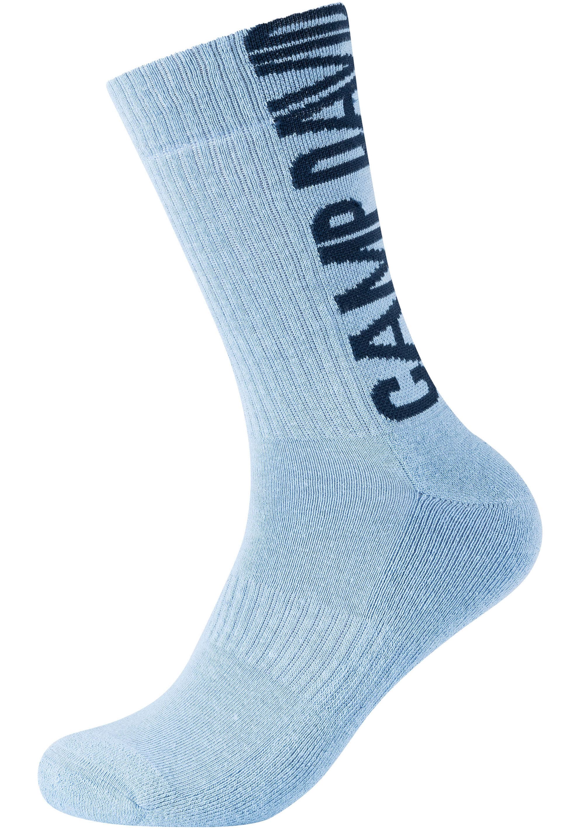 CAMP DAVID Socken »cushioned«, (4 Paar), mit auffälligem Markenlogo-Design