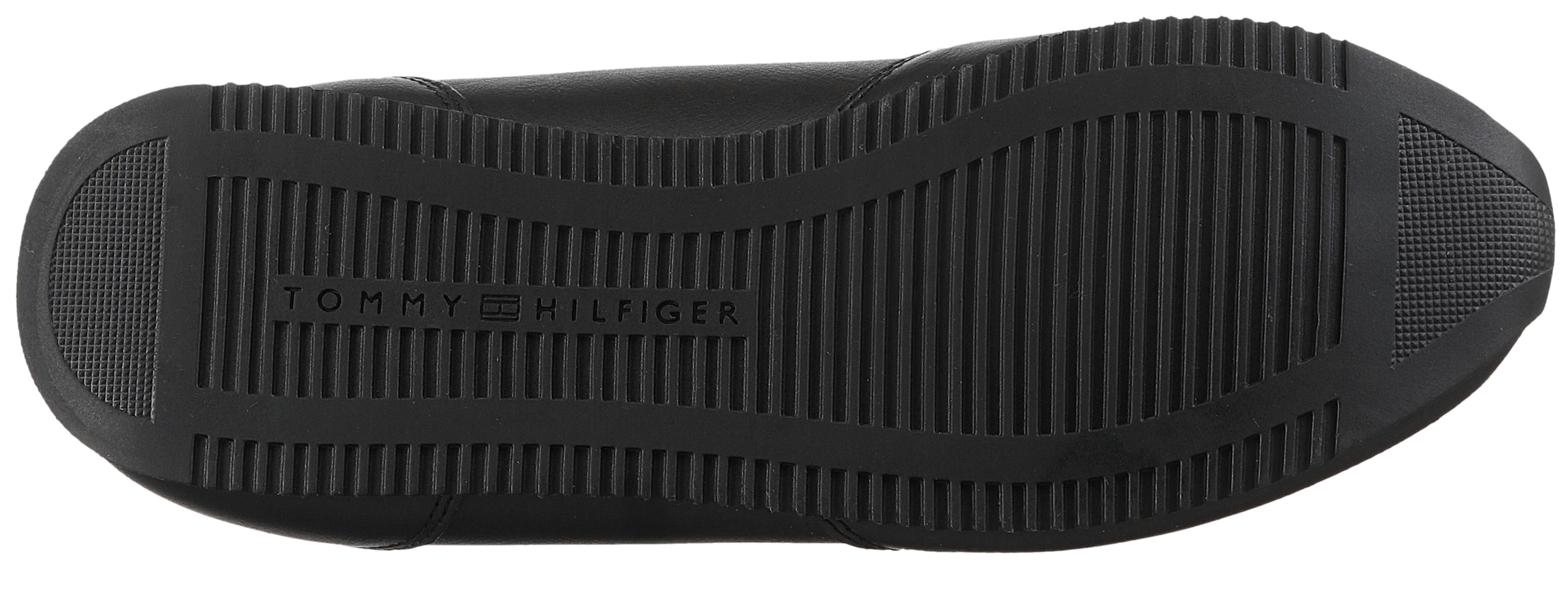 Tommy Hilfiger Sneaker »LO RUNNER PU MIX«, Freizeitschuh, Halbschuh, Schnürschuh mit gepolstertem Schaftrand