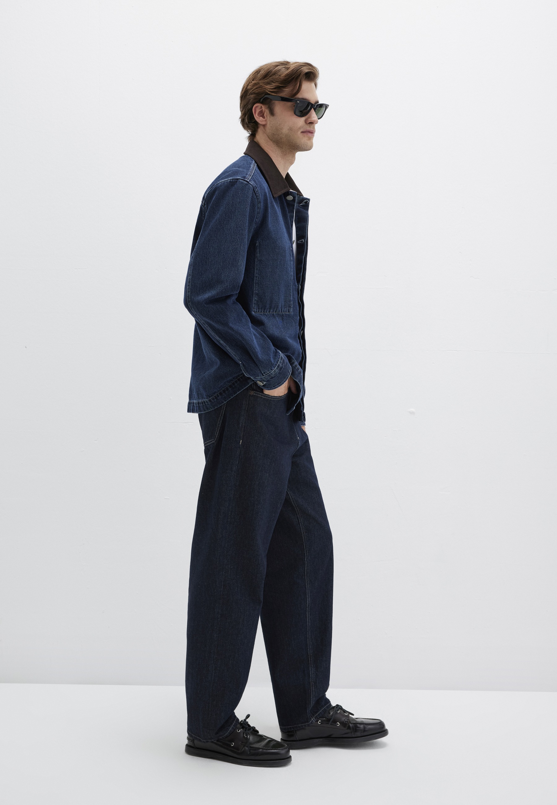 Thumbnail - Mavi Langarmhemd "POCKET SHIRT" Premium Jeanshemd