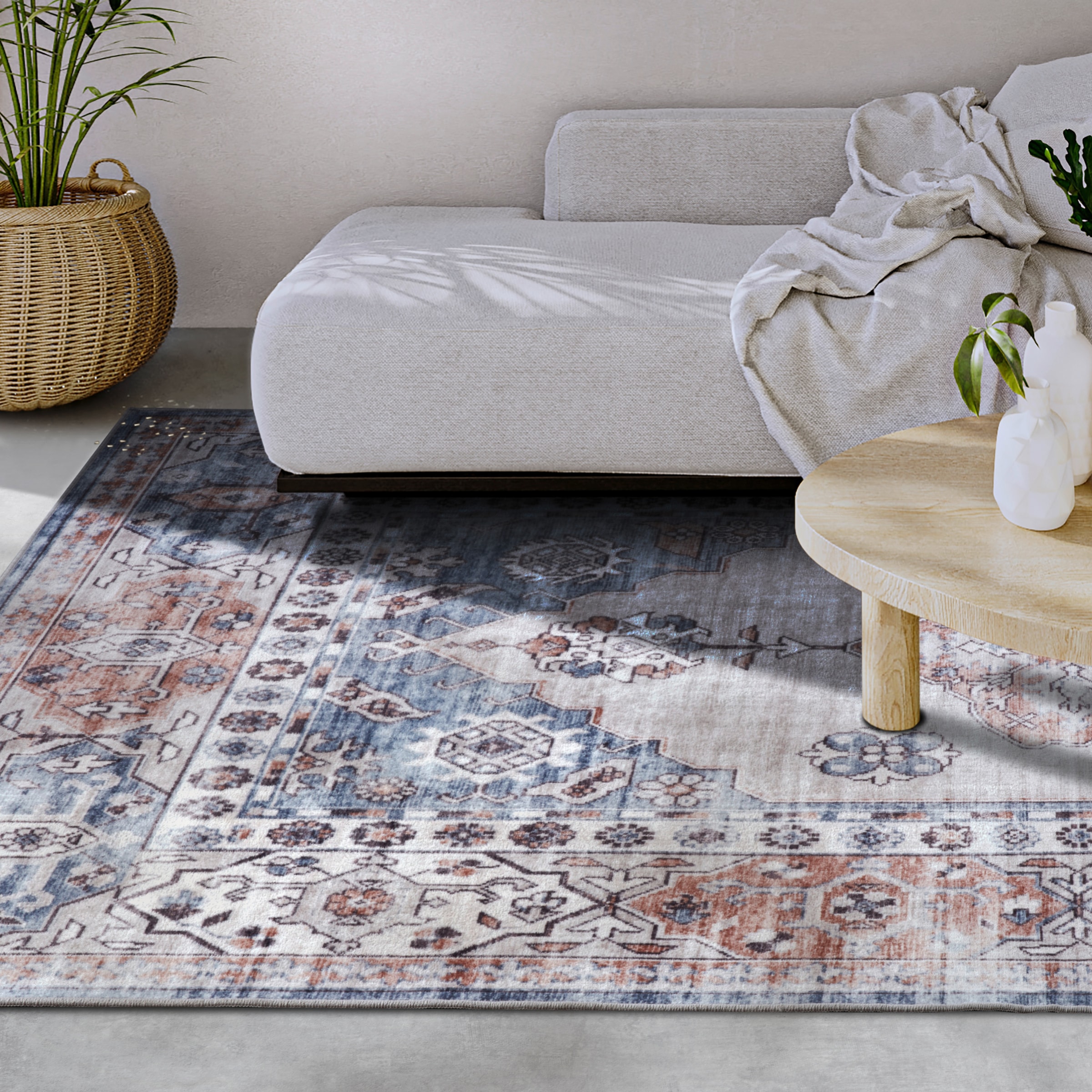 HANSE Home Teppich "Meridiem" rechteckig 5 mm Höhe Kurzflor, Anti Rutsch, O günstig online kaufen