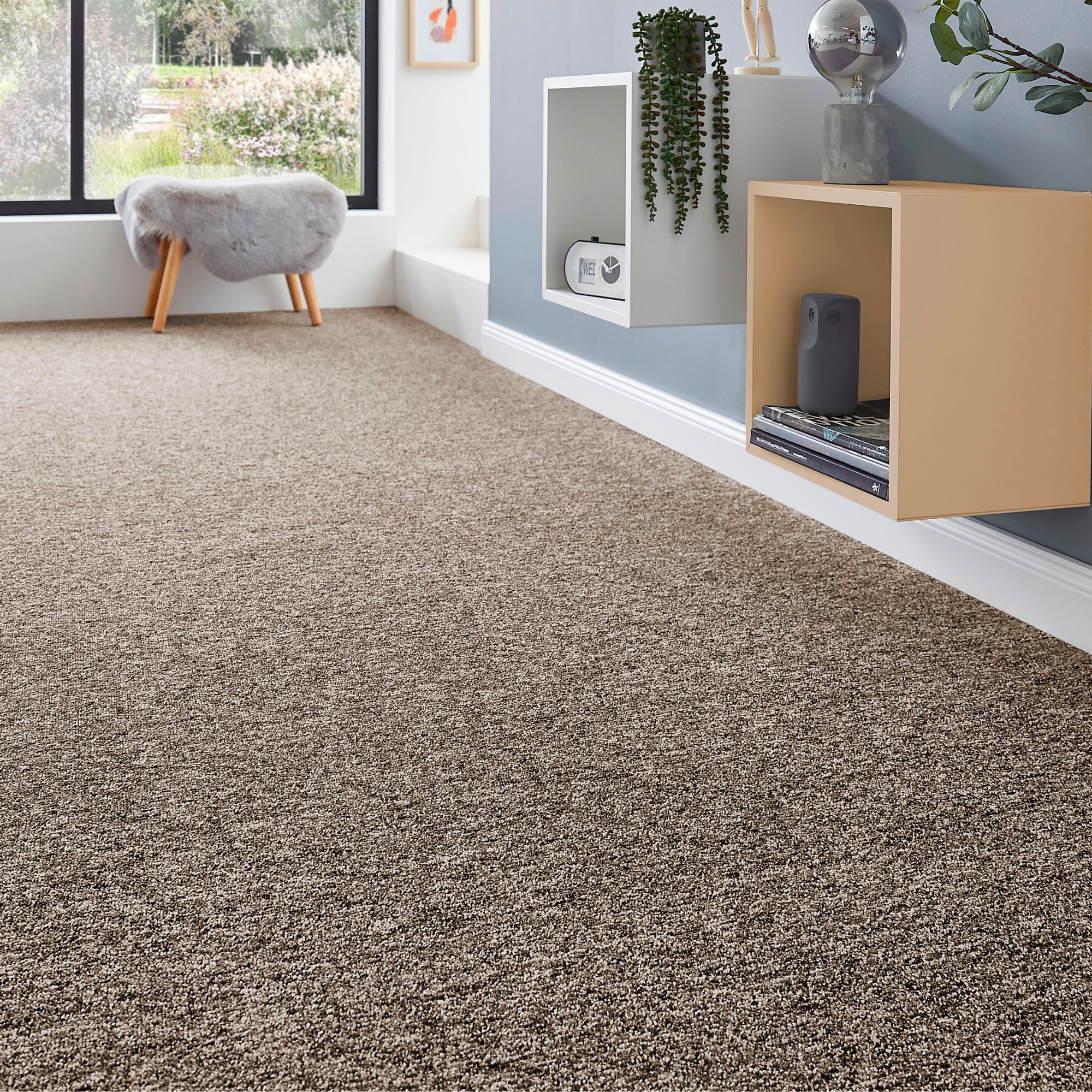 ANDIAMO Matz Carpet Brown/Black 500x500cm
