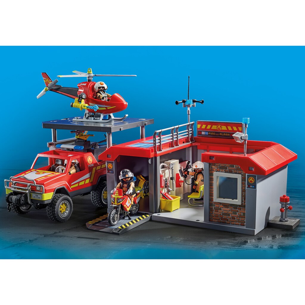 Playmobil® Konstruktions-Spielset »Feuerwehr-Löschtruck (71194), City Action«, (49 St.)