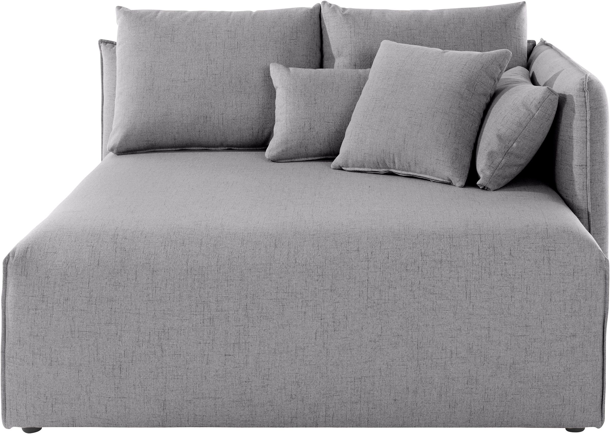 andas Ottomane »Nöre«, kurzes Lounge-Modul - zum Zusammenstellen, Breite 138 cm, Tiefe 128 cm