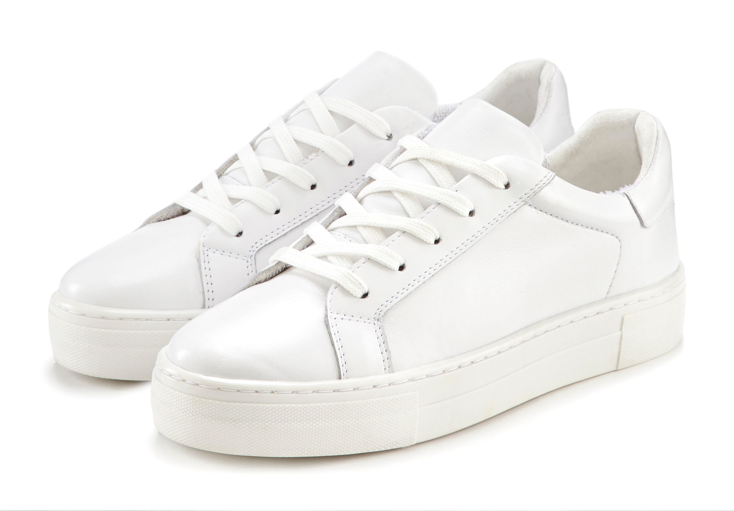 Elbsand Sneaker, Schnürhalbschuh, Freizeitschuh, Leder, weiches Frottee-Inn günstig online kaufen
