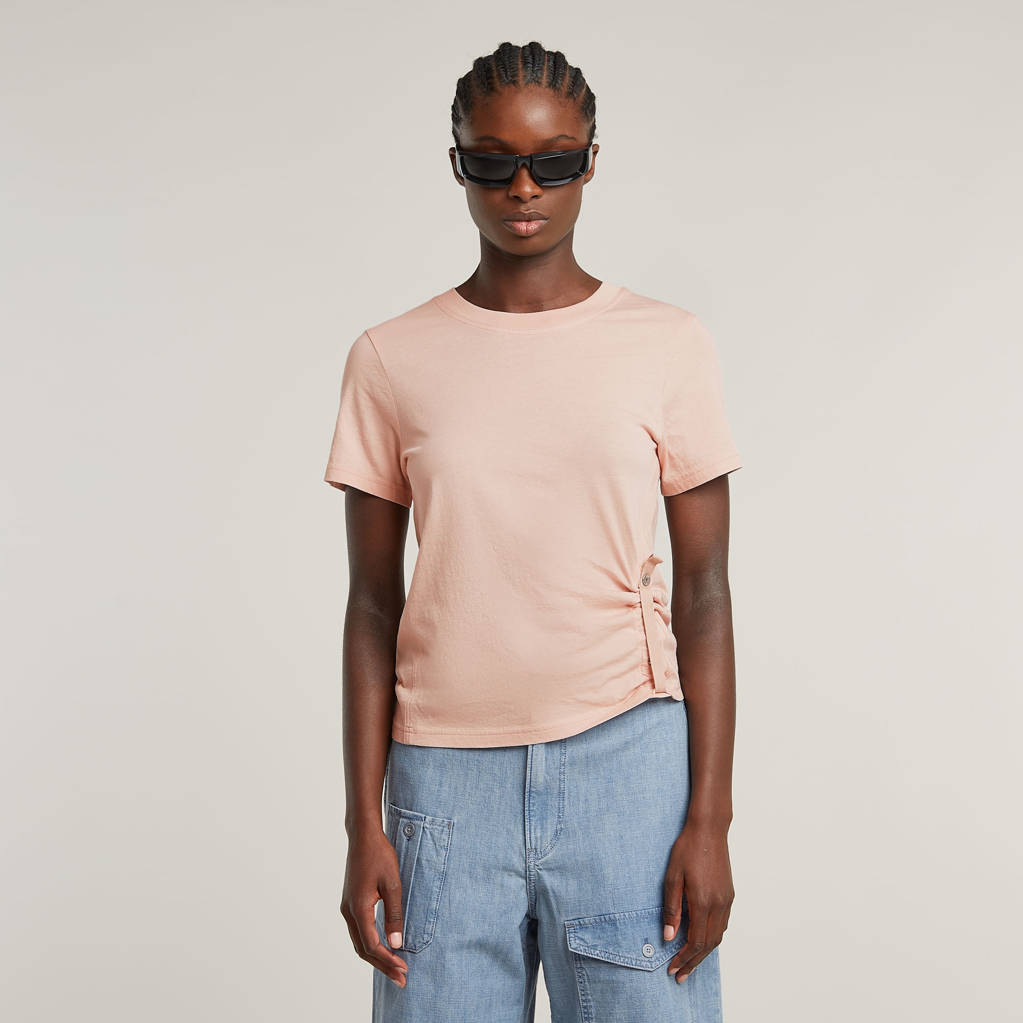 G-STAR T-Shirt "Tops Adjustable Slim", mit anpassbarer Form günstig online kaufen
