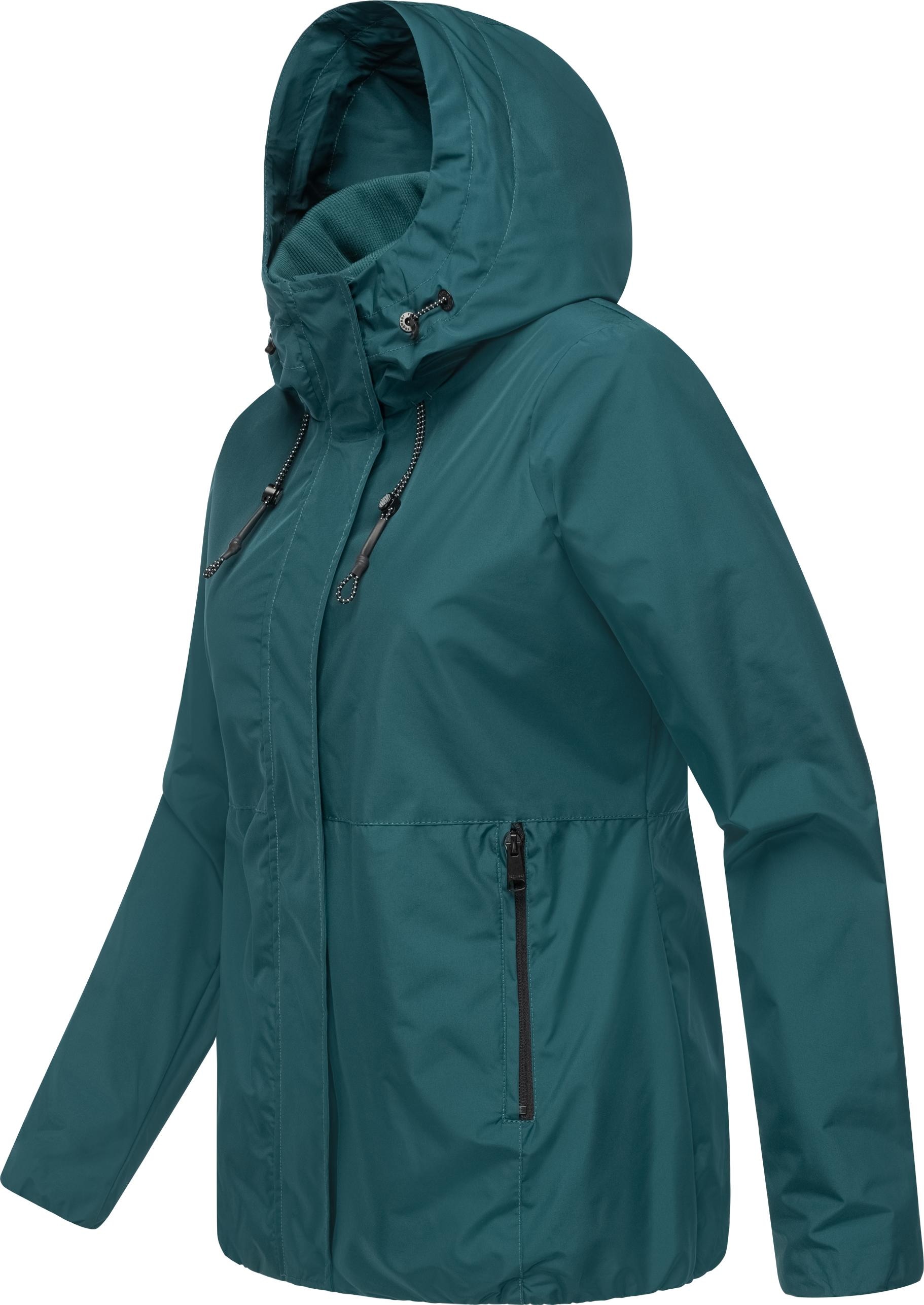 Ragwear Outdoorjacke »Sunniva Light«, mit Kapuze, Wasserdichte und atmungsaktive Damen Übergangsjacke