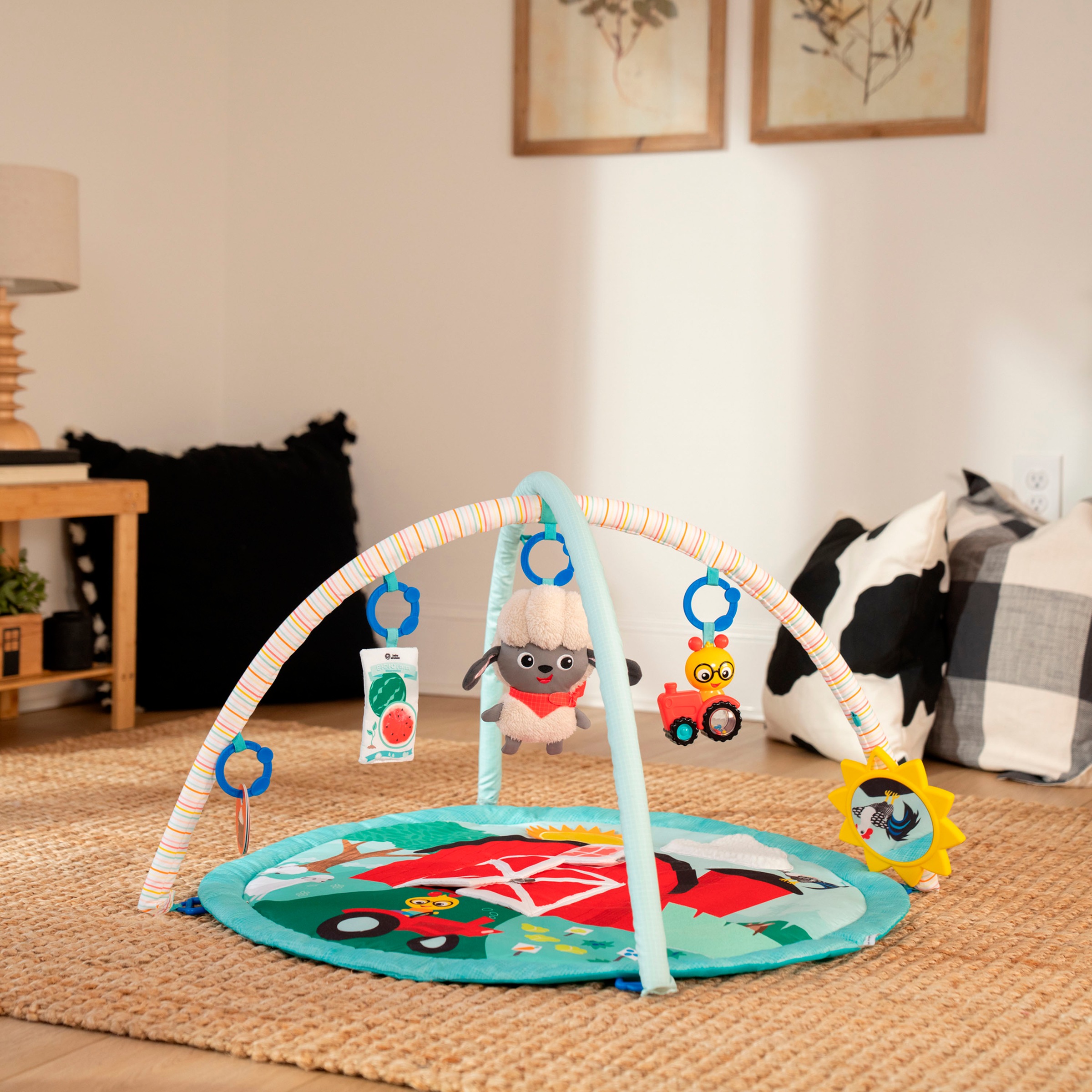Baby Einstein Spielbogen »Happy Harvest Touch & Feel Activity Gym«, mit Soundeffekt