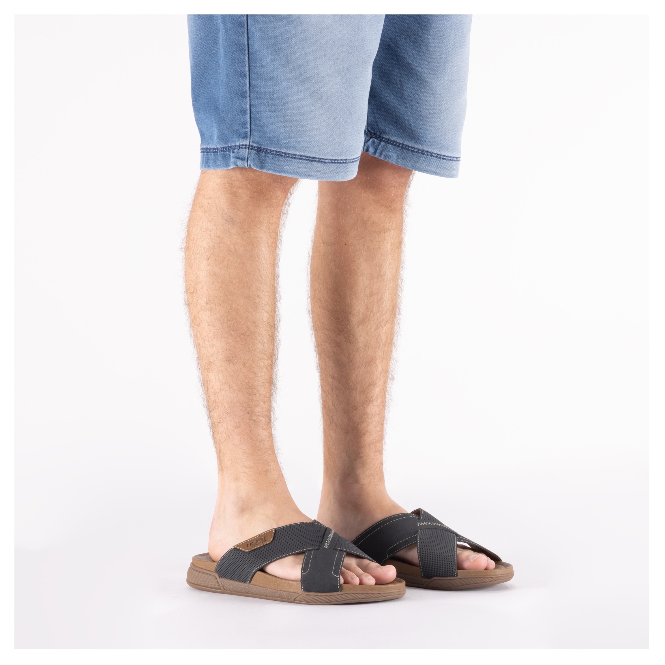 Rieker Pantolette  Sommerschuh, Hausschuh, Urlaubsschuh in bequemer Form