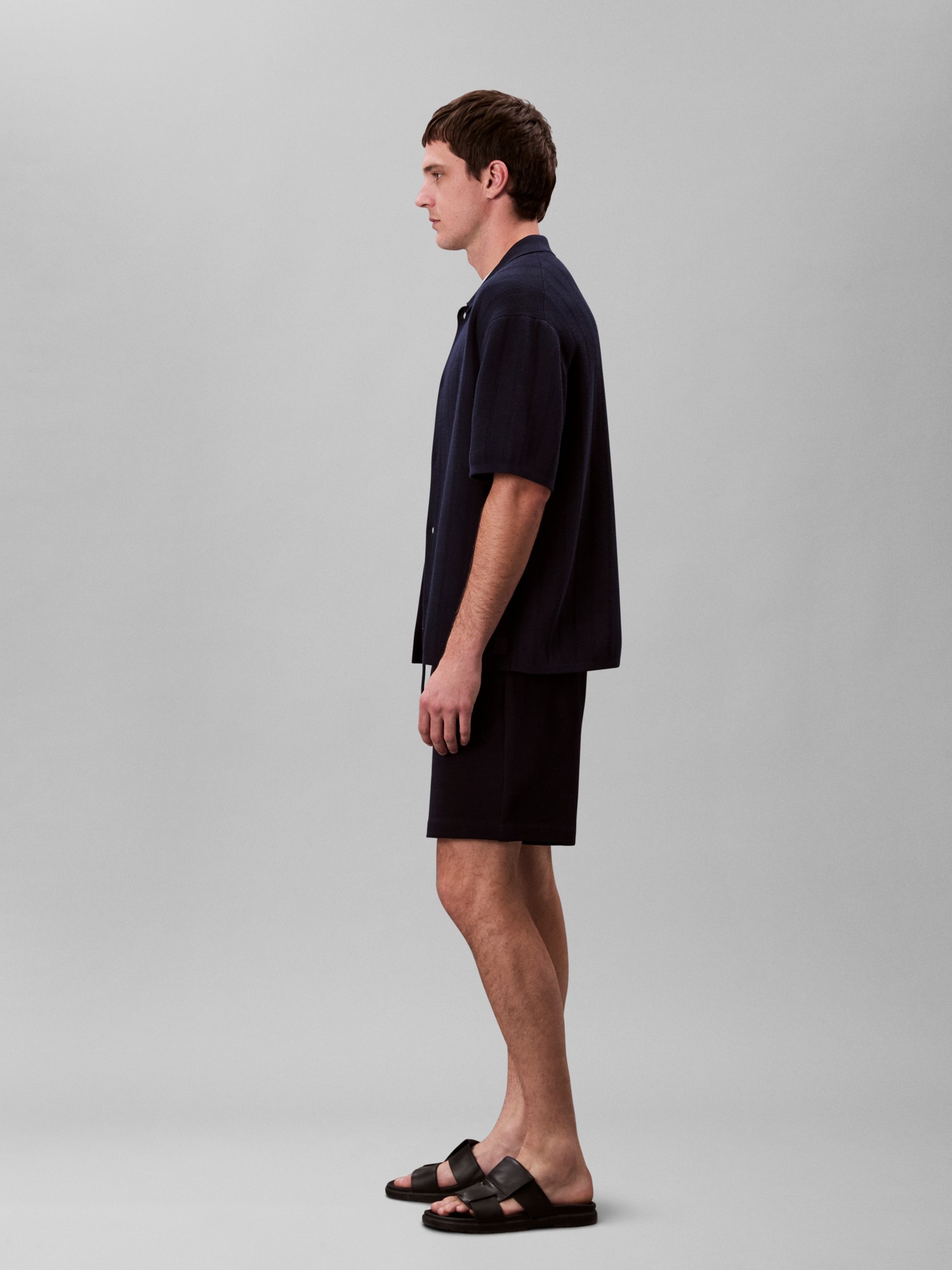 Calvin Klein Jeans Sweatshorts »HD COTTON WAFFLE SHORT«, Mit elastischem Bund