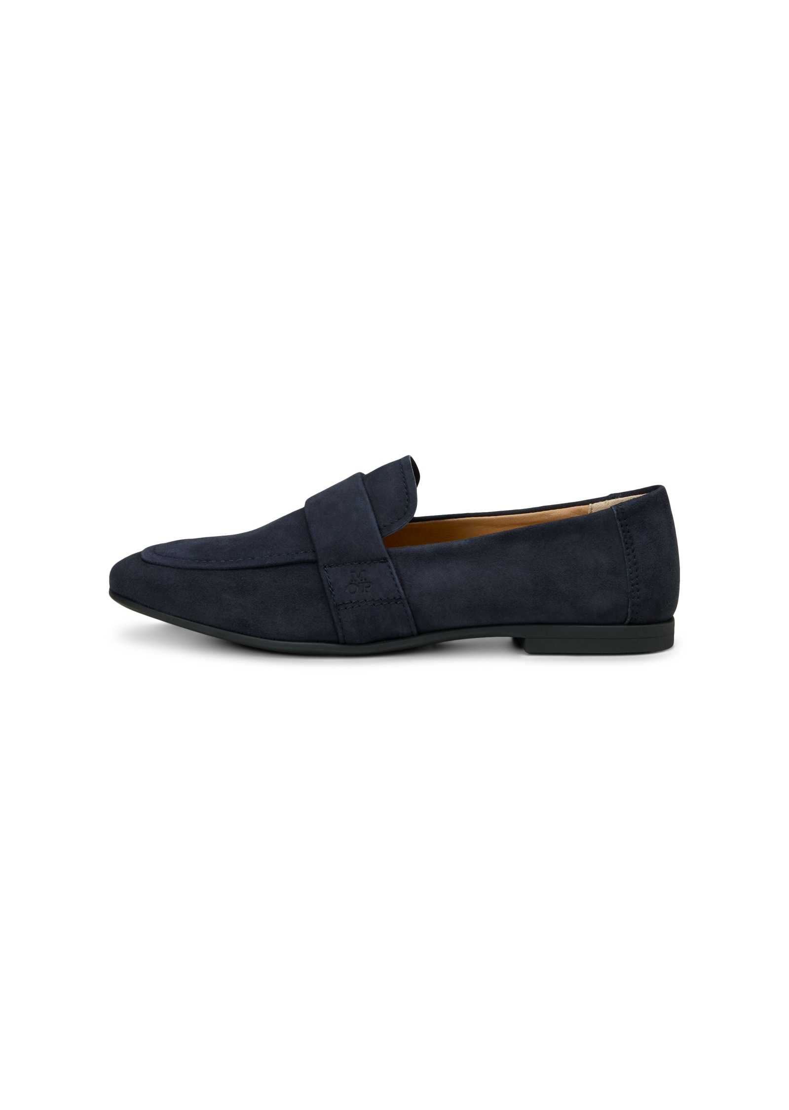 Loafer MARC O'POLO "aus weichem Velours-Rindleder", Damen, Gr. 41, navy, Obermaterial: 100% Leder (Ziege), unifarben, Schuhe Loafer 2