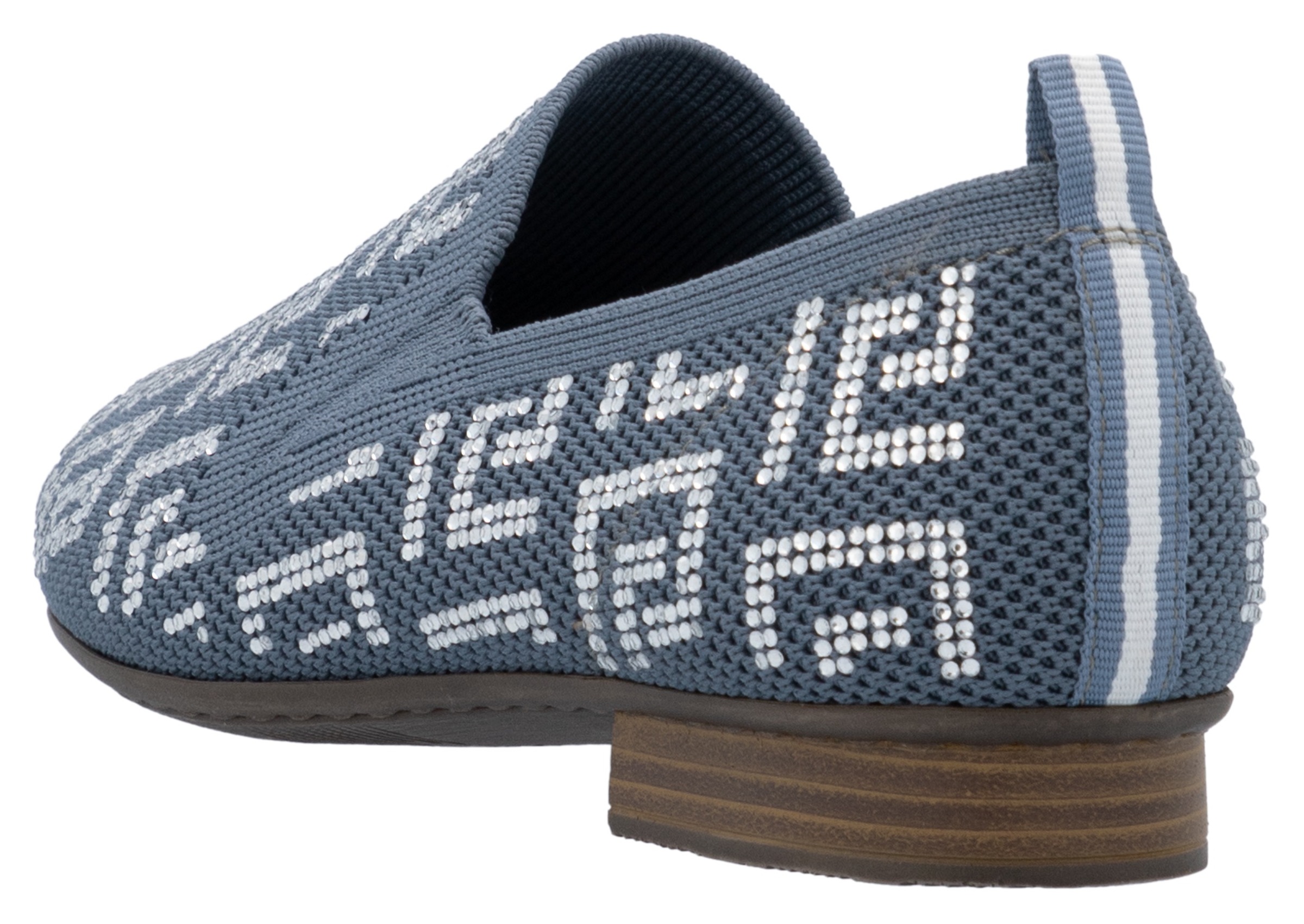 Rieker Slipper, Halbschuh, Schlupfschuh, Blockabsatz, Loafer mit Stretchein günstig online kaufen