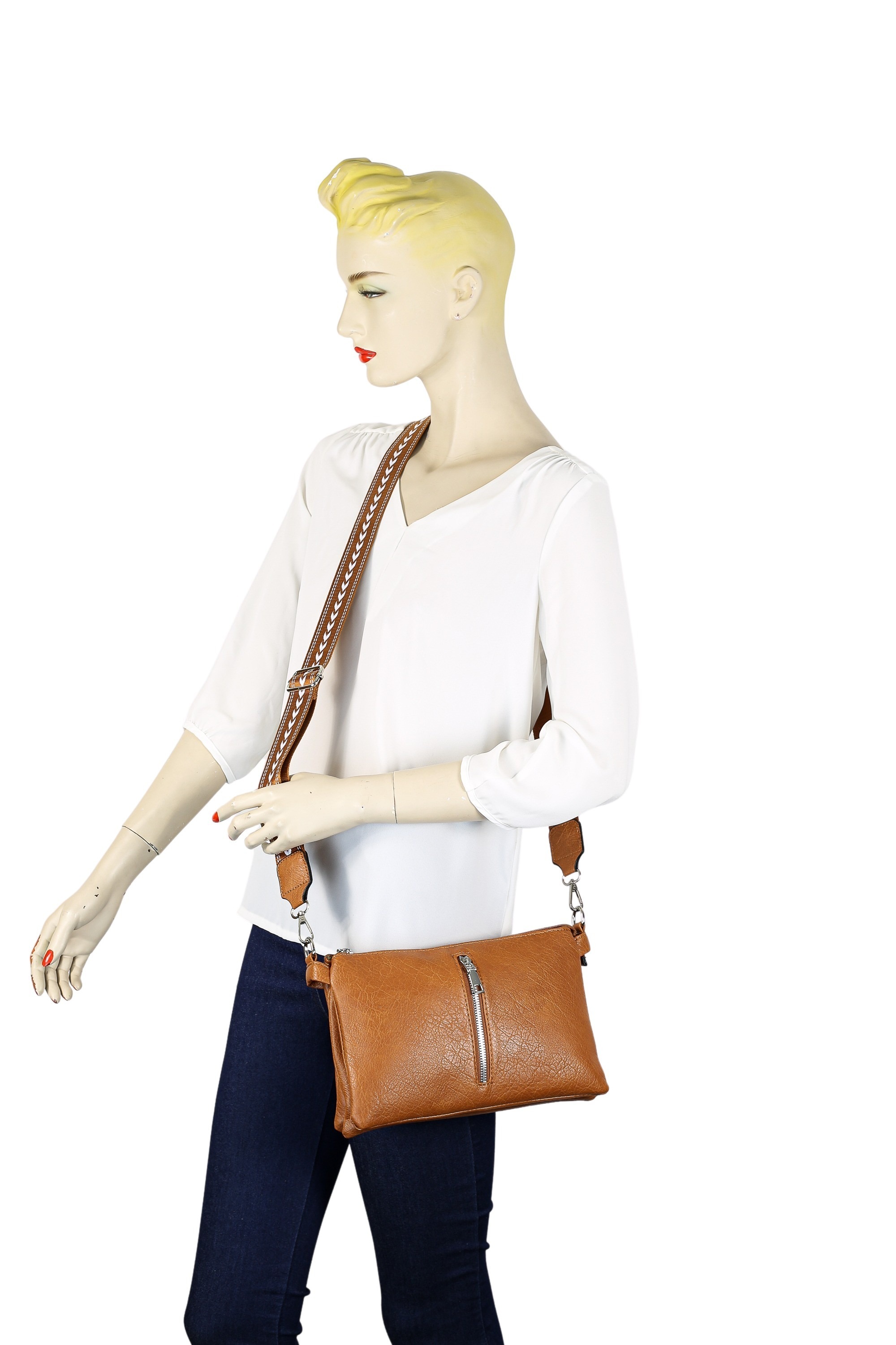 COLLEZIONE ALESSANDRO Schultertasche »Alba«, mit modischen Trageriemen