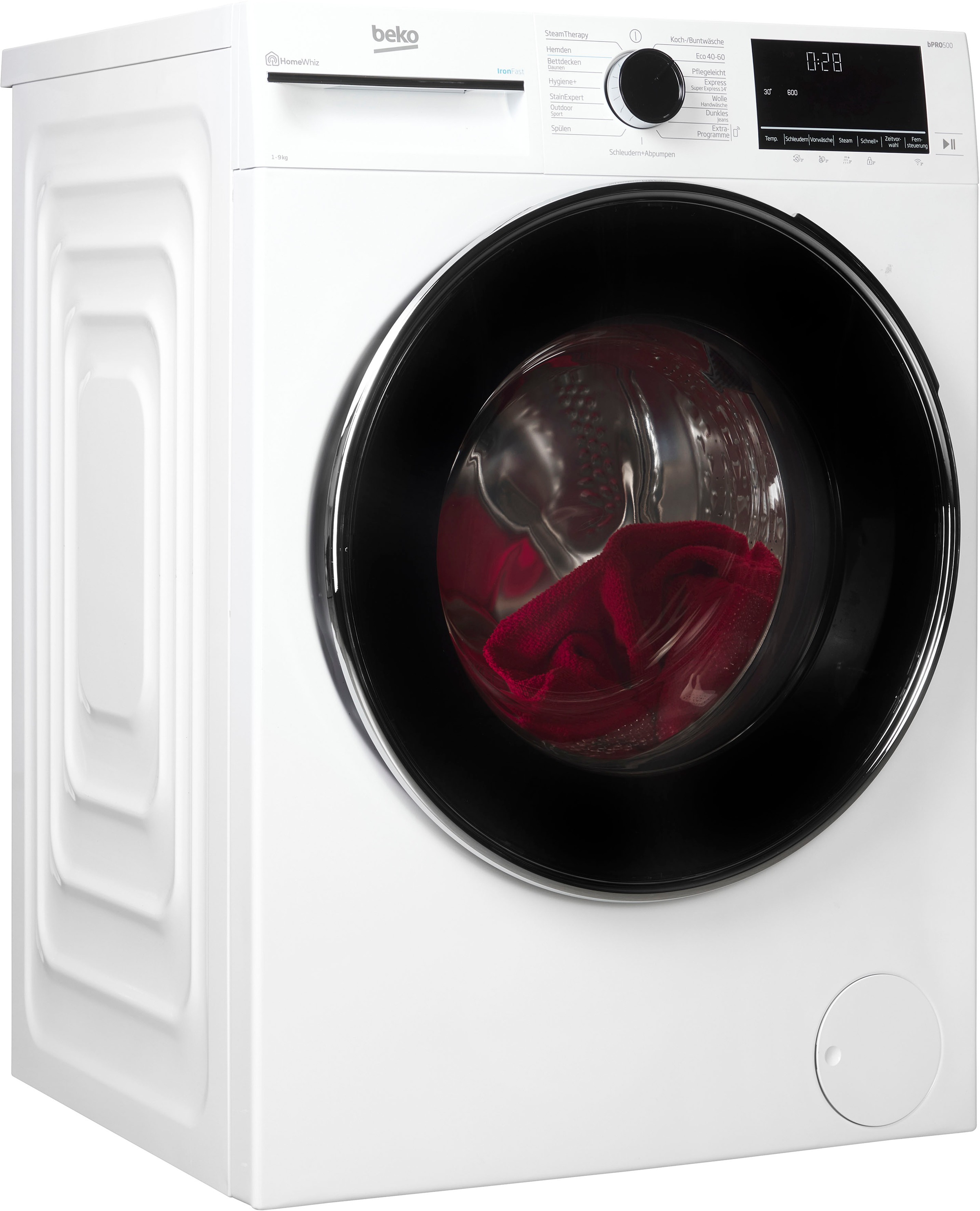 BEKO Waschmaschine "B5WF69410W 7100083800" 9 kg 1400 U/min Vollelektronik, günstig online kaufen