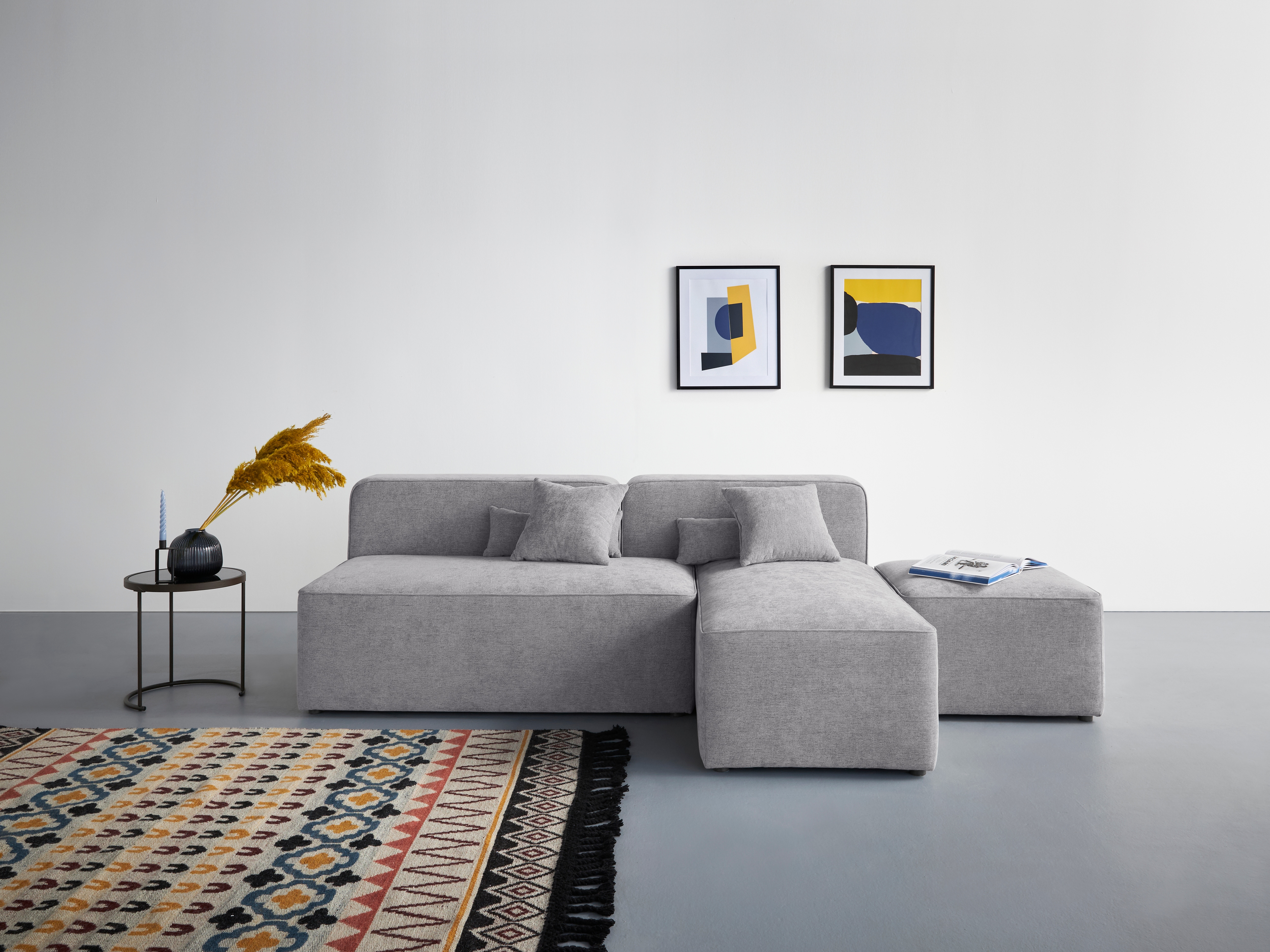 Home affaire Ecksofa "Sundstrup L-Form" Modulserie, individuelle Zusammenstellung