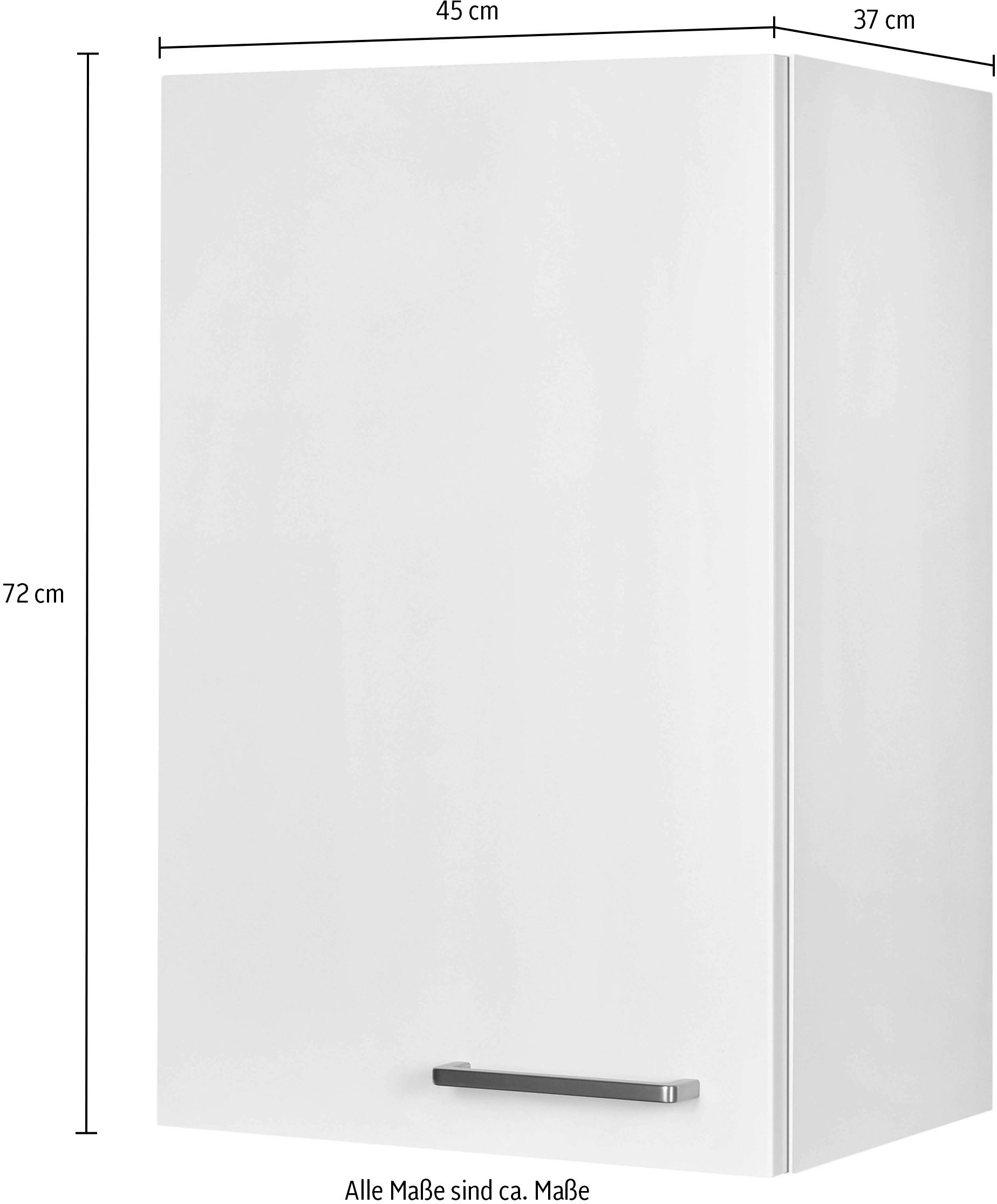 nobilia® Hängeschrank »"Touch", Ausrichtung wählbar, vormontiert,«, in drei Breiten: 30, 40 und 60 cm, mit Soft-Close-Funktion