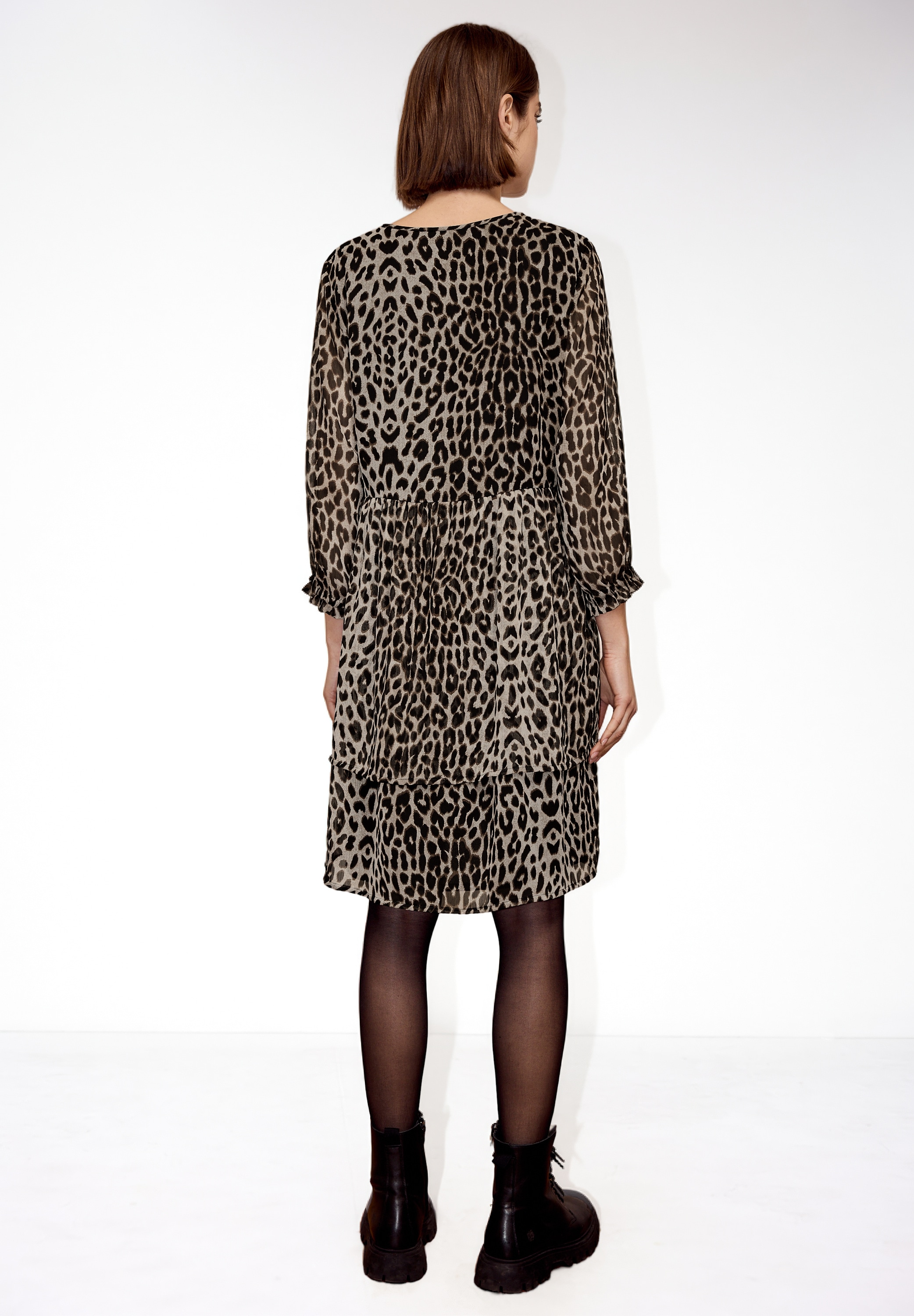 STREET ONE STUDIO Sommerkleid Ohne Taschen knielang