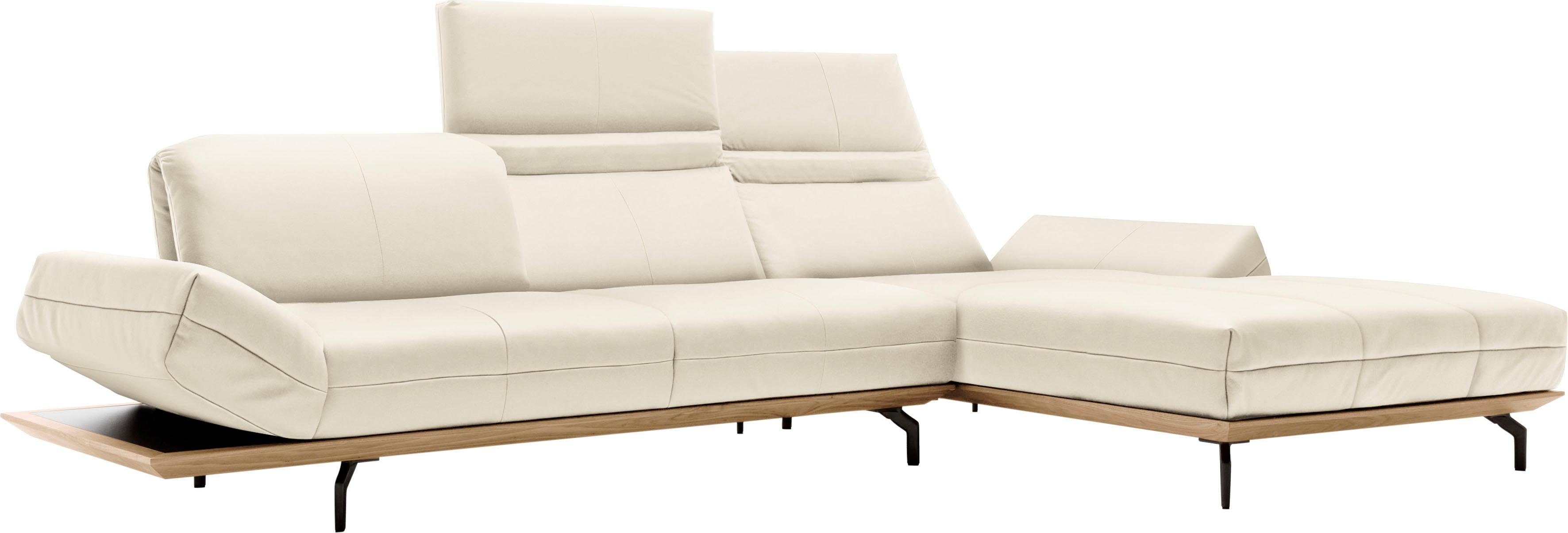 Thumbnail - Creation BY ROLF BENZ Ecksofa "CR.420, Designecksofa, L-Form" in 2 Qualitäten, Holzrahmen in Eiche Natur oder Nußbaum, B...