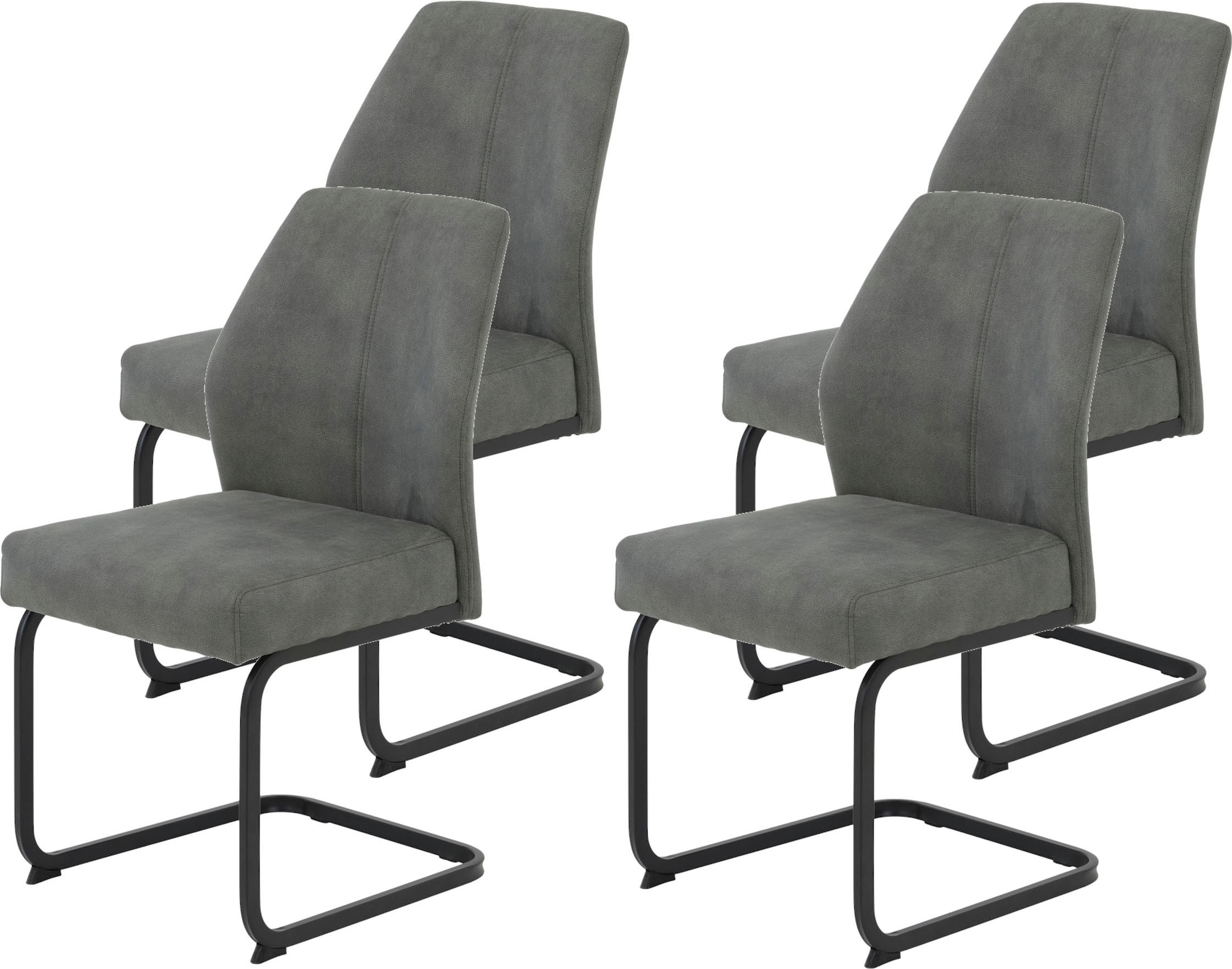 HELA Freischwinger "NEPTUN, Esszimmerstuhl-Set" (Set) 4 Stk.Federkern,140 k günstig online kaufen