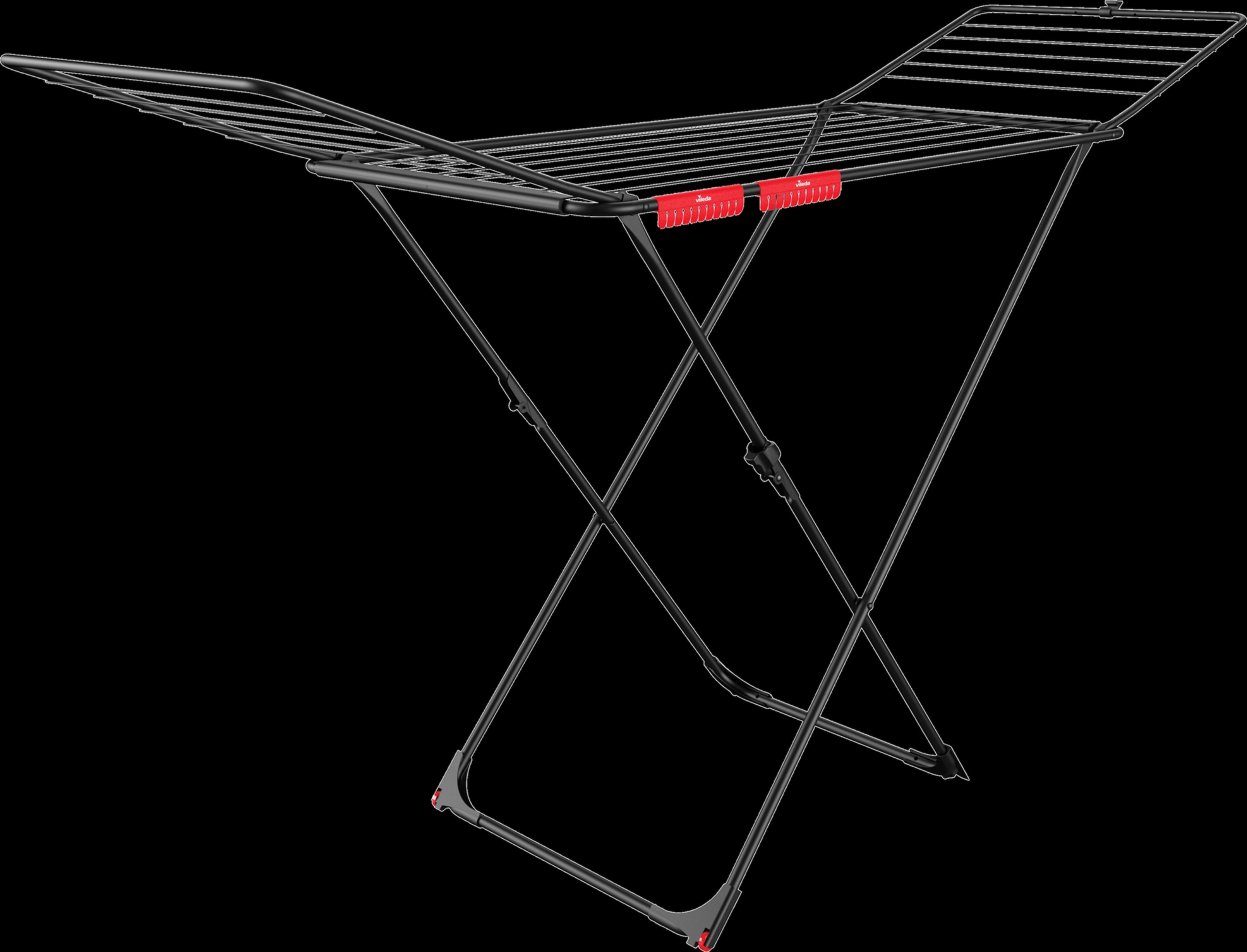 Vileda Wäscheständer »Vileda UNIVERSAL Ultimate Wäscheständer«, (1 tlg.), Mattschwarze Stahloberfläche