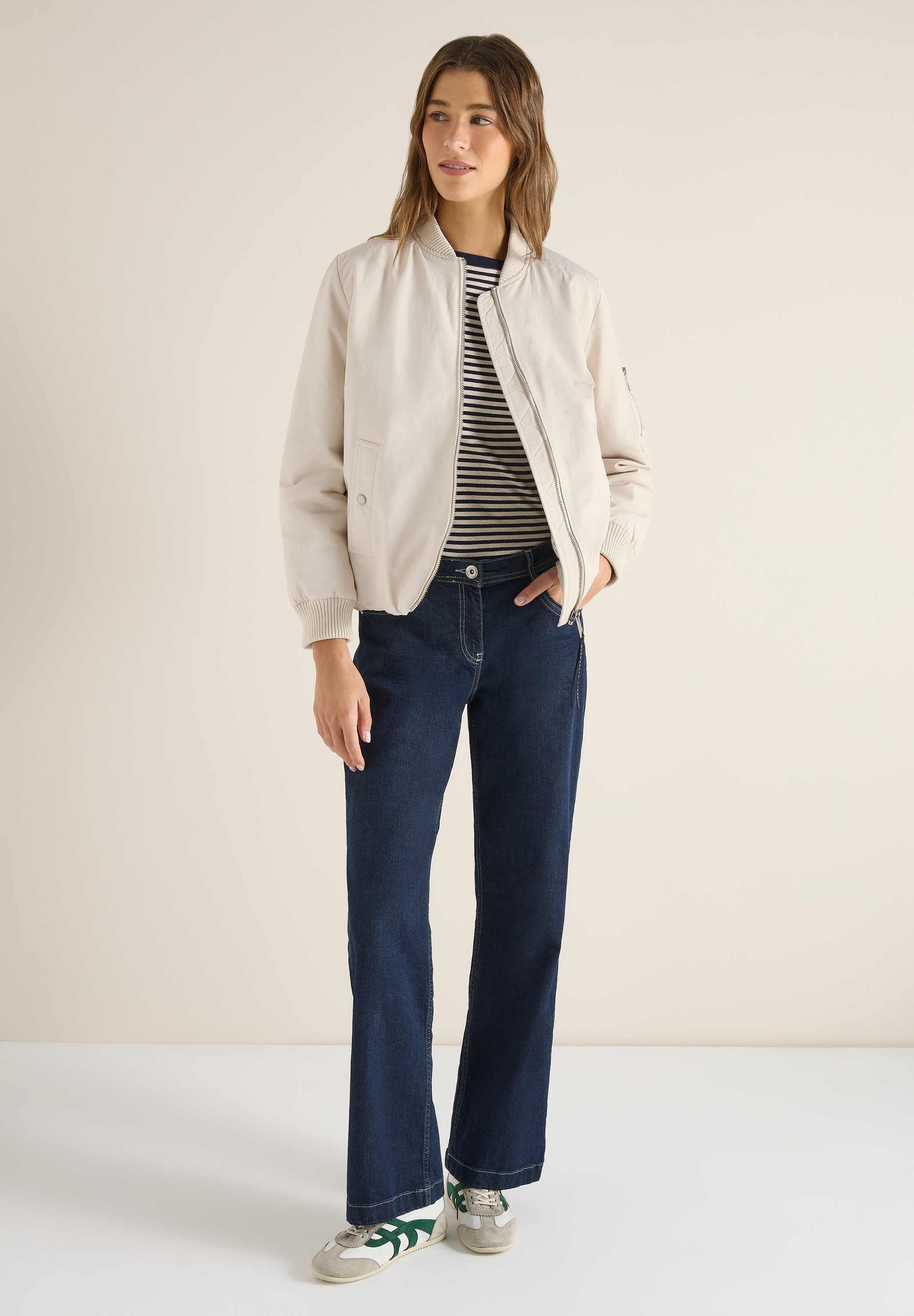 Cecil Kurzjacke ohne Kapuze mit Rundhalsausschnitt