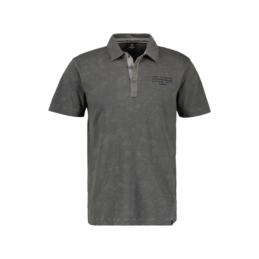 LERROS Poloshirt »LERROS Poloshirt in Finelineroptik«