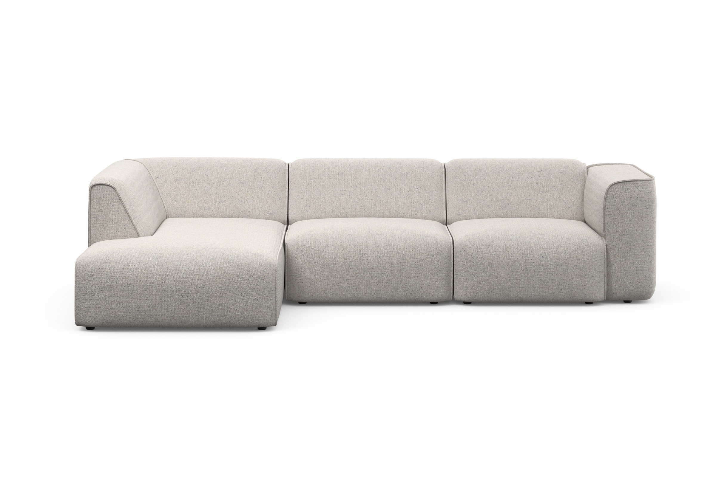OTTO home Ecksofa "Merid L-Form, jederzeit durch Module erweiterbar, B/T/H: günstig online kaufen