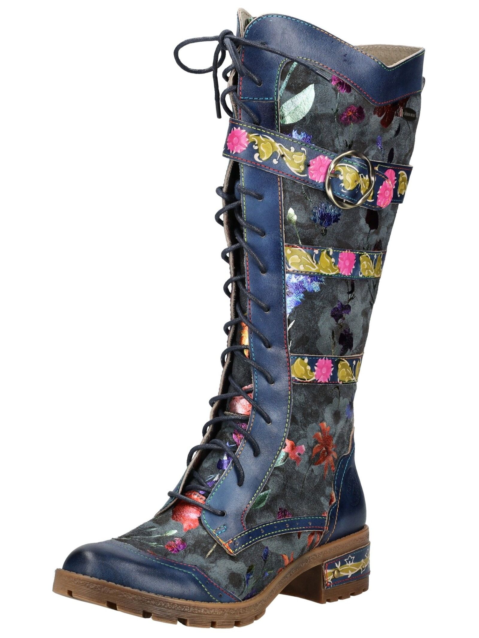 LAURA VITA Schnürstiefel "LAURA VITA Stiefel Leder/Textil" günstig online kaufen