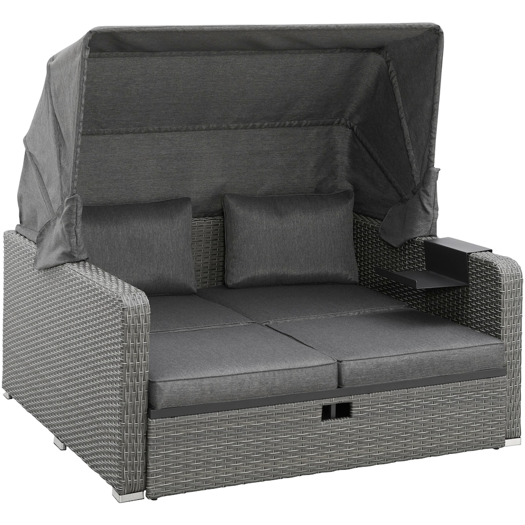 KONIFERA Loungebett »Sylt«, (Set, 8 St.)