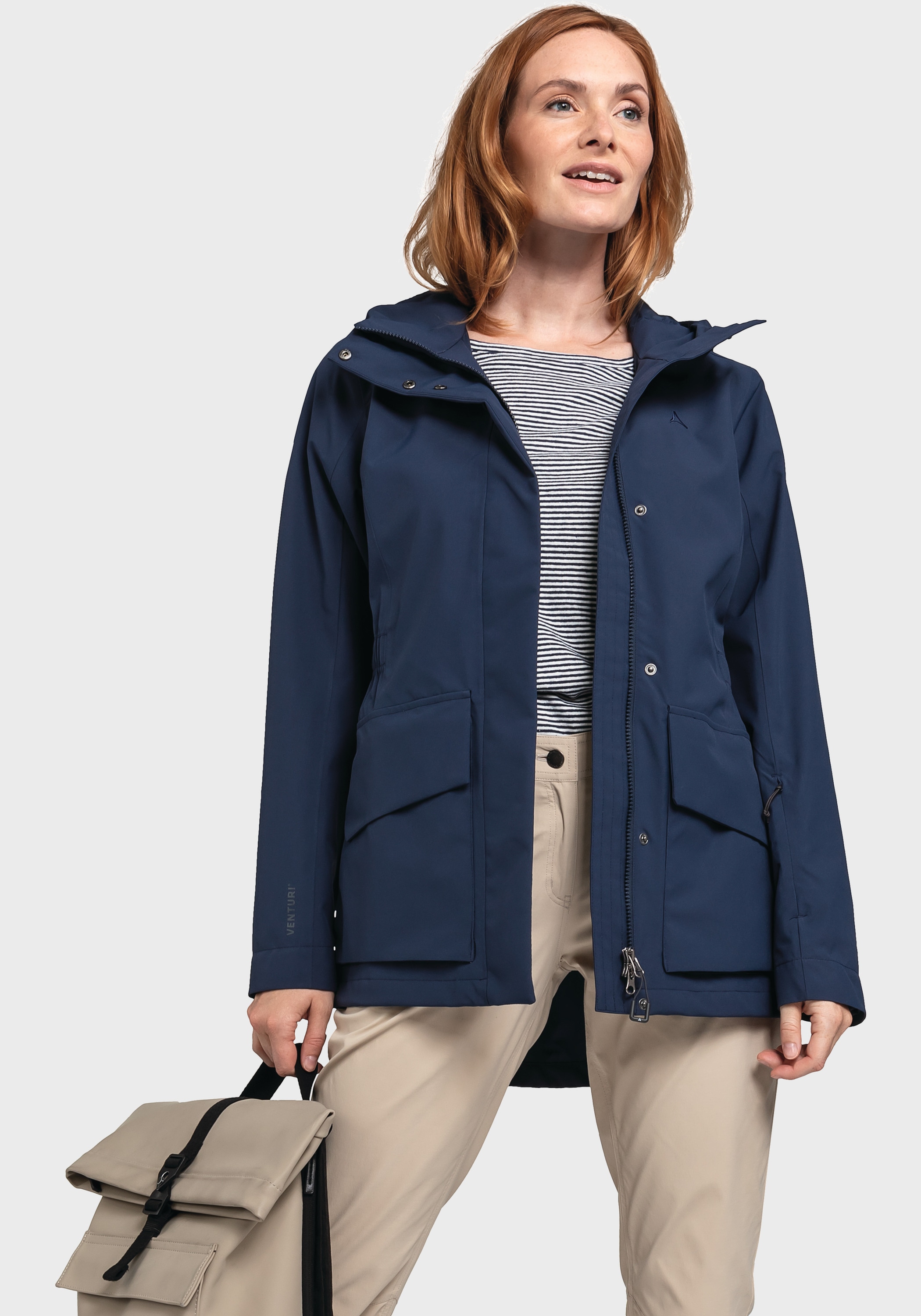 Schöffel Outdoorjacke »Jacket Geneva L«, mit Kapuze