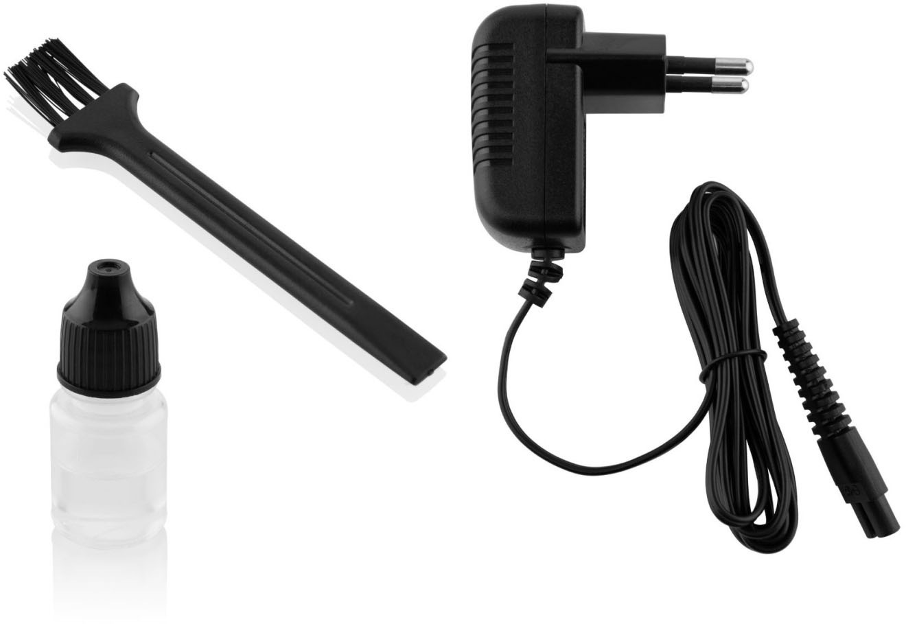 eta Haar- und Bartschneider »Roger ETA934590000«, 7 Aufsätze, incl. Aufsatz zum Effilieren, 6 Aufsätze (4 - 30 mm)