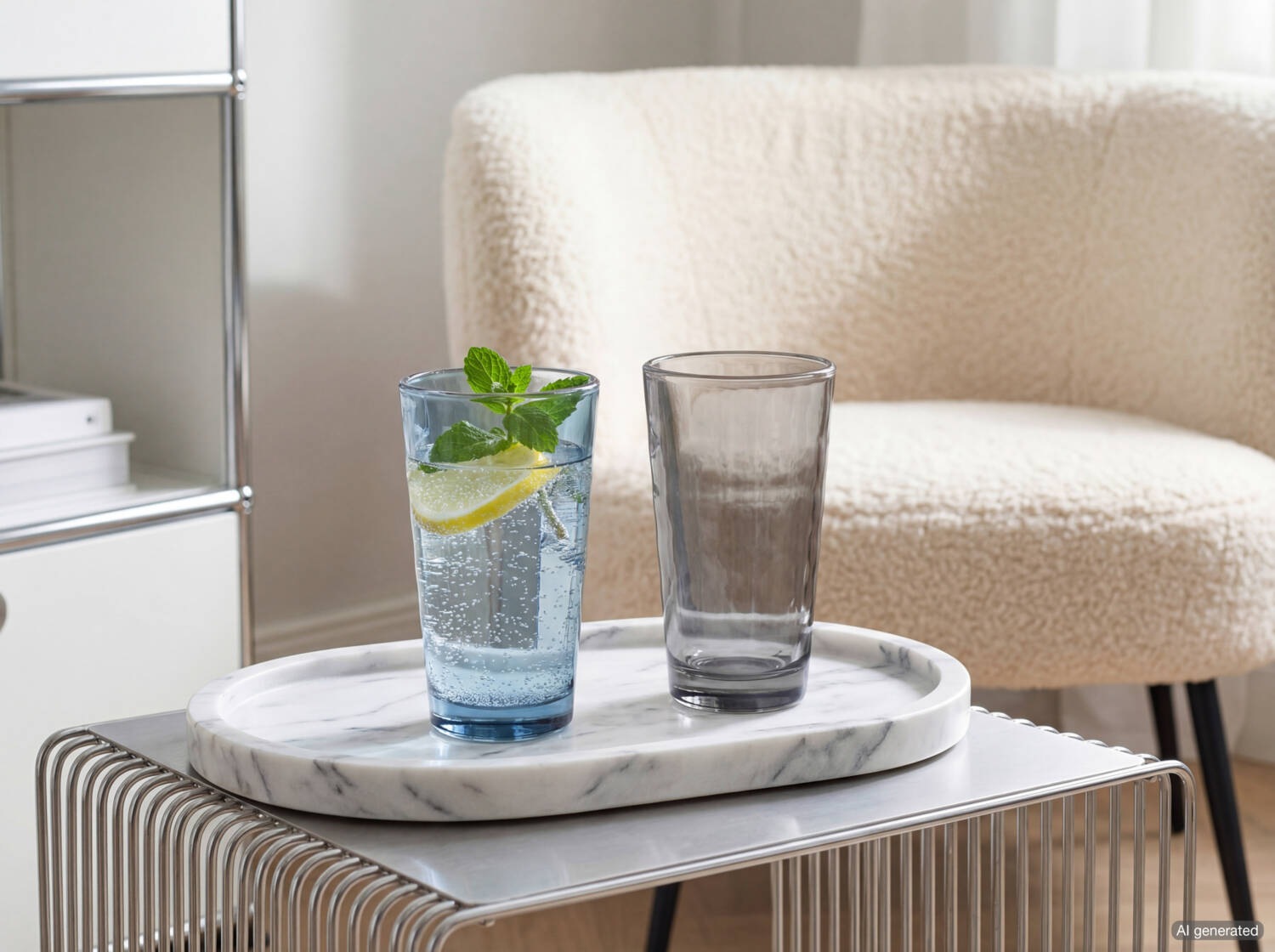 LEONARDO Gläser-Set »Trinkgläser VERSO, 6er-Set, 300 ml« das wellenartige Relief verleiht eine dreidimensionale Optik