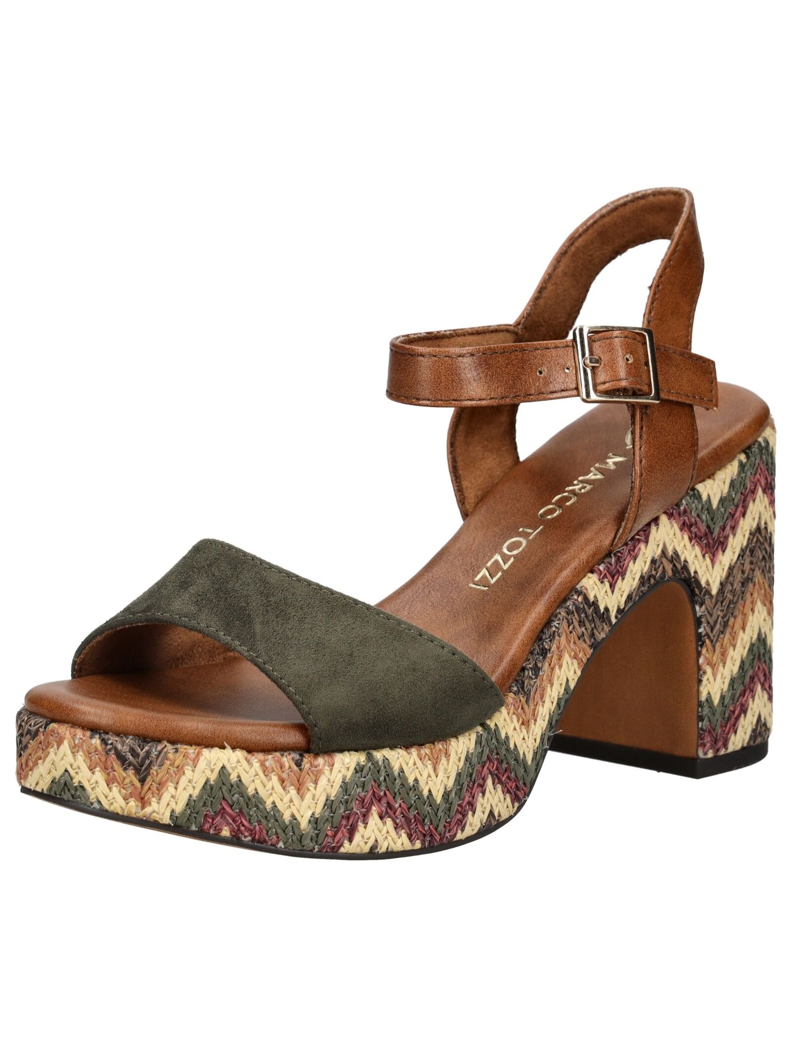 MARCO TOZZI High-Heel-Sandalette "Marco Tozzi Sandalen Lederimitat/Textil" günstig online kaufen