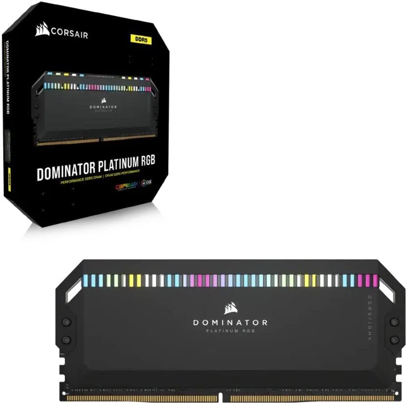 Arbeitsspeicher »DOMINATOR PLATINUM RGB DDR5 6400MT/s 32GB (2x16GB)«, RGB Beleuchtung...